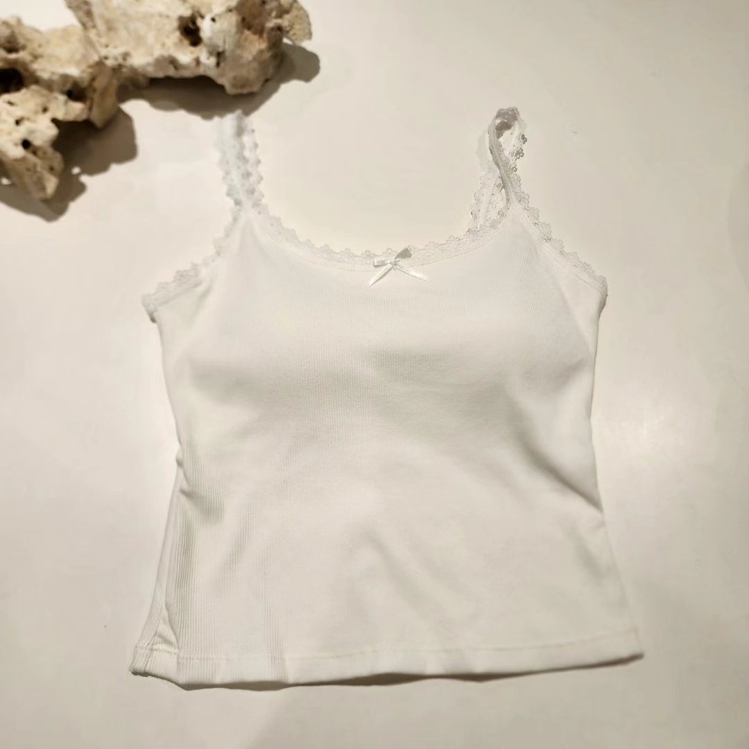 TW2527 lace 全棉bra top