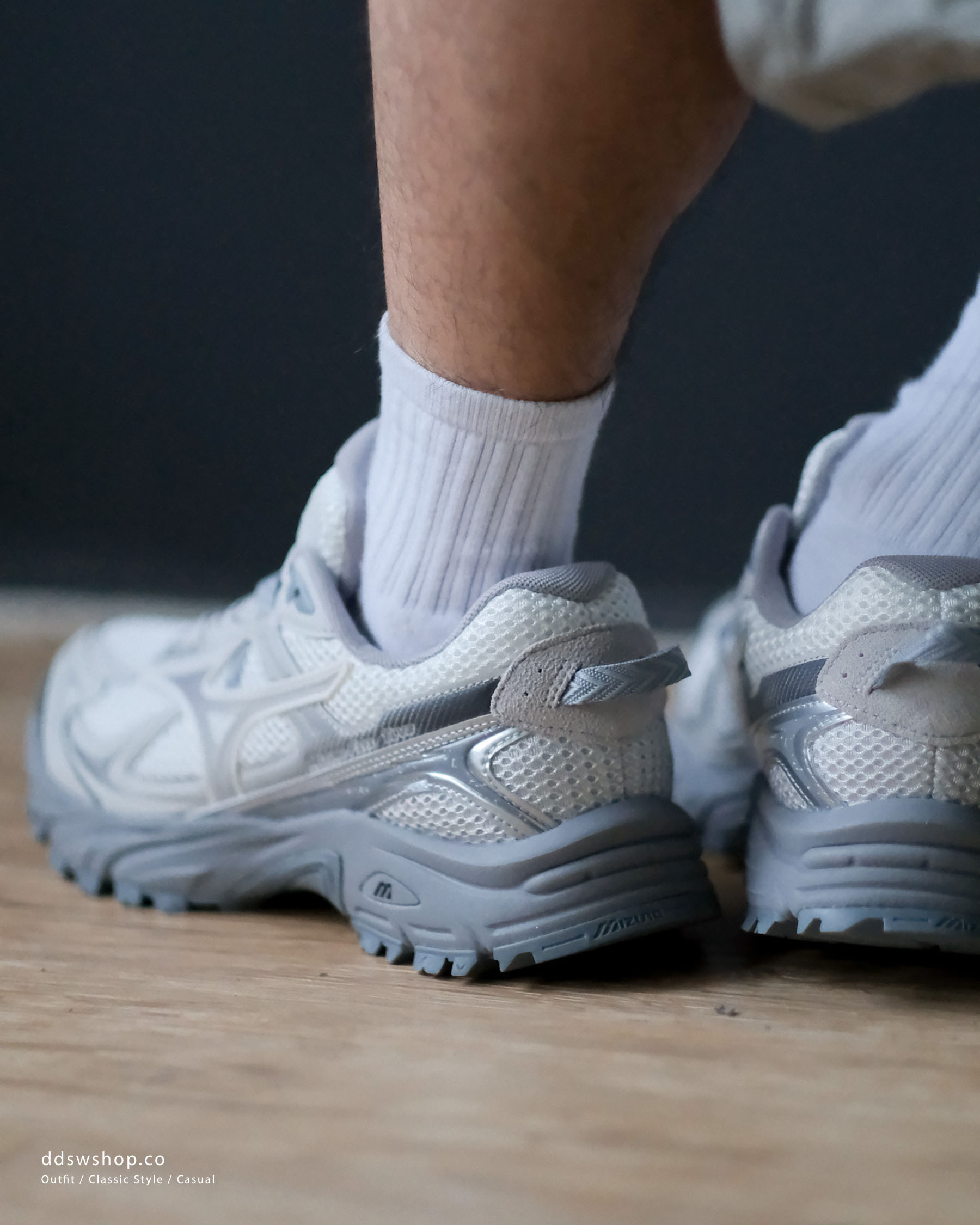 "代購" Mizuno FIYI TL V2 機能復古鞋 灰白 男女鞋