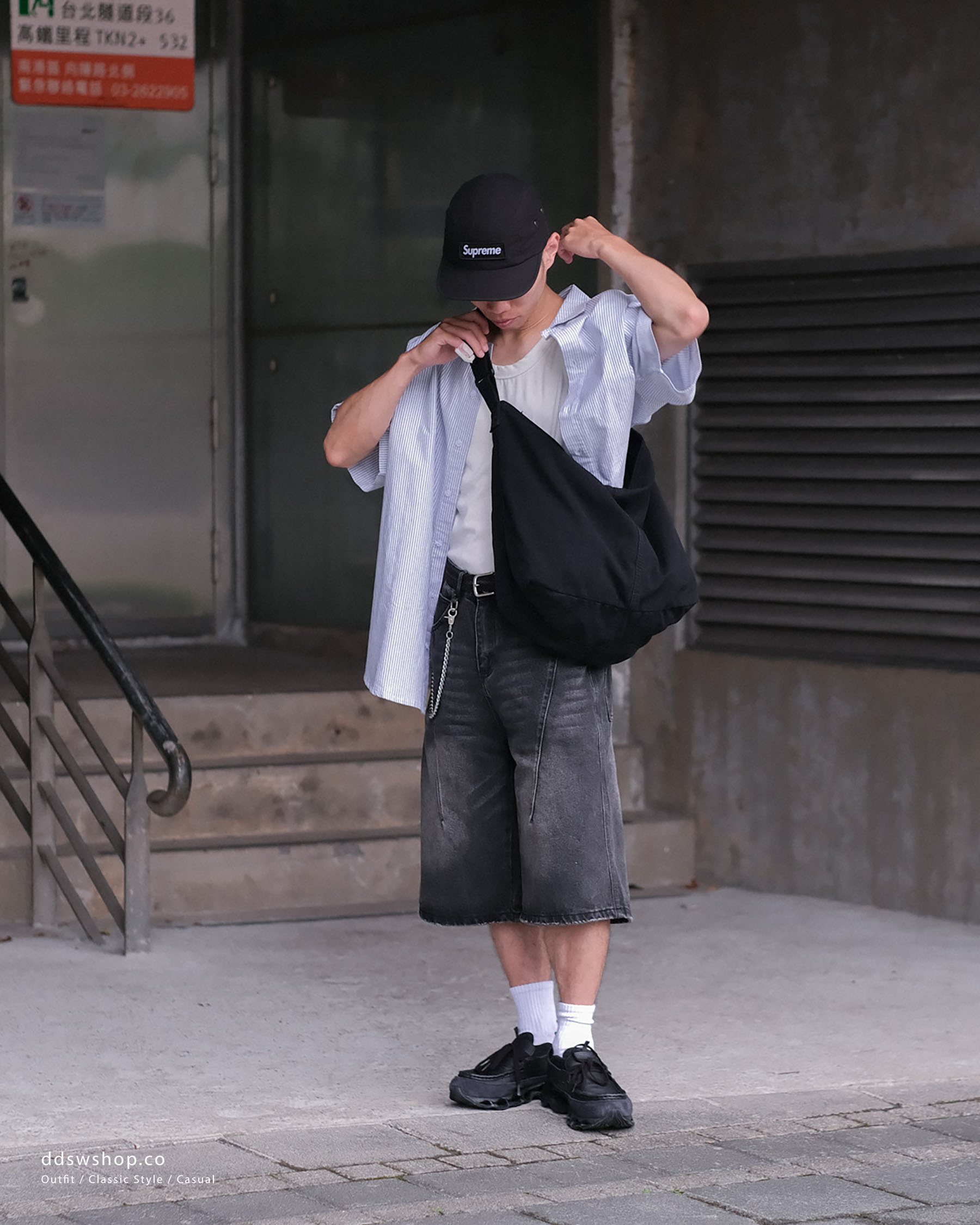 "現貨+預購"  D.CLOSET 日系帆布側背包