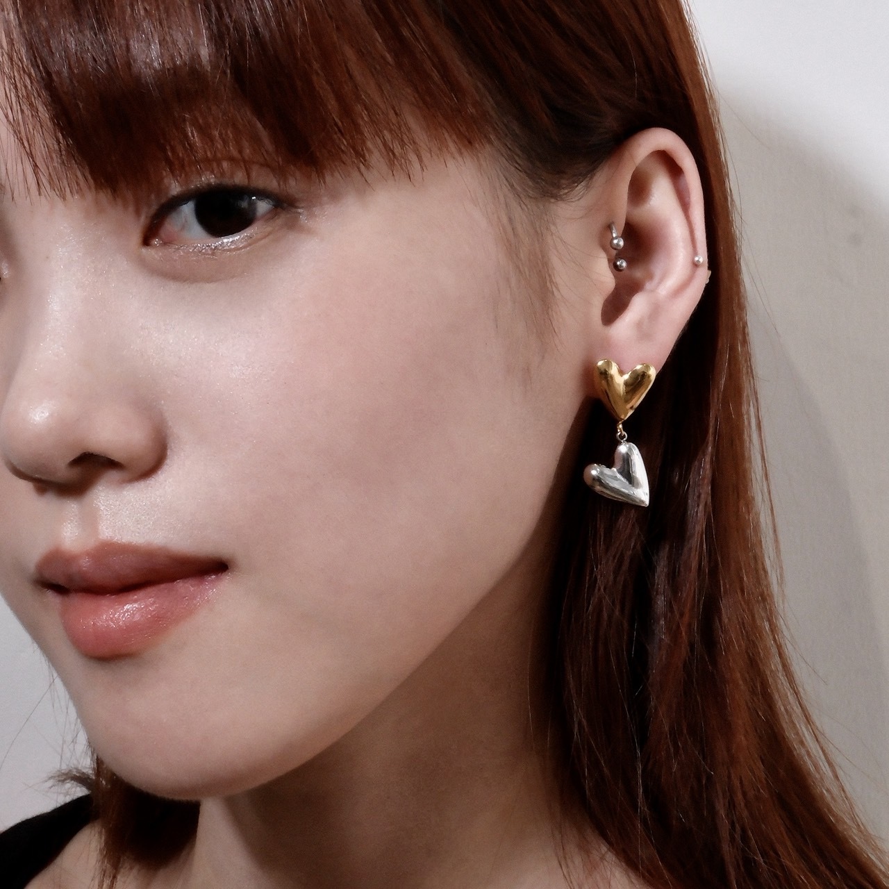 BOHM PARIS-2 coeurs雙心耳環