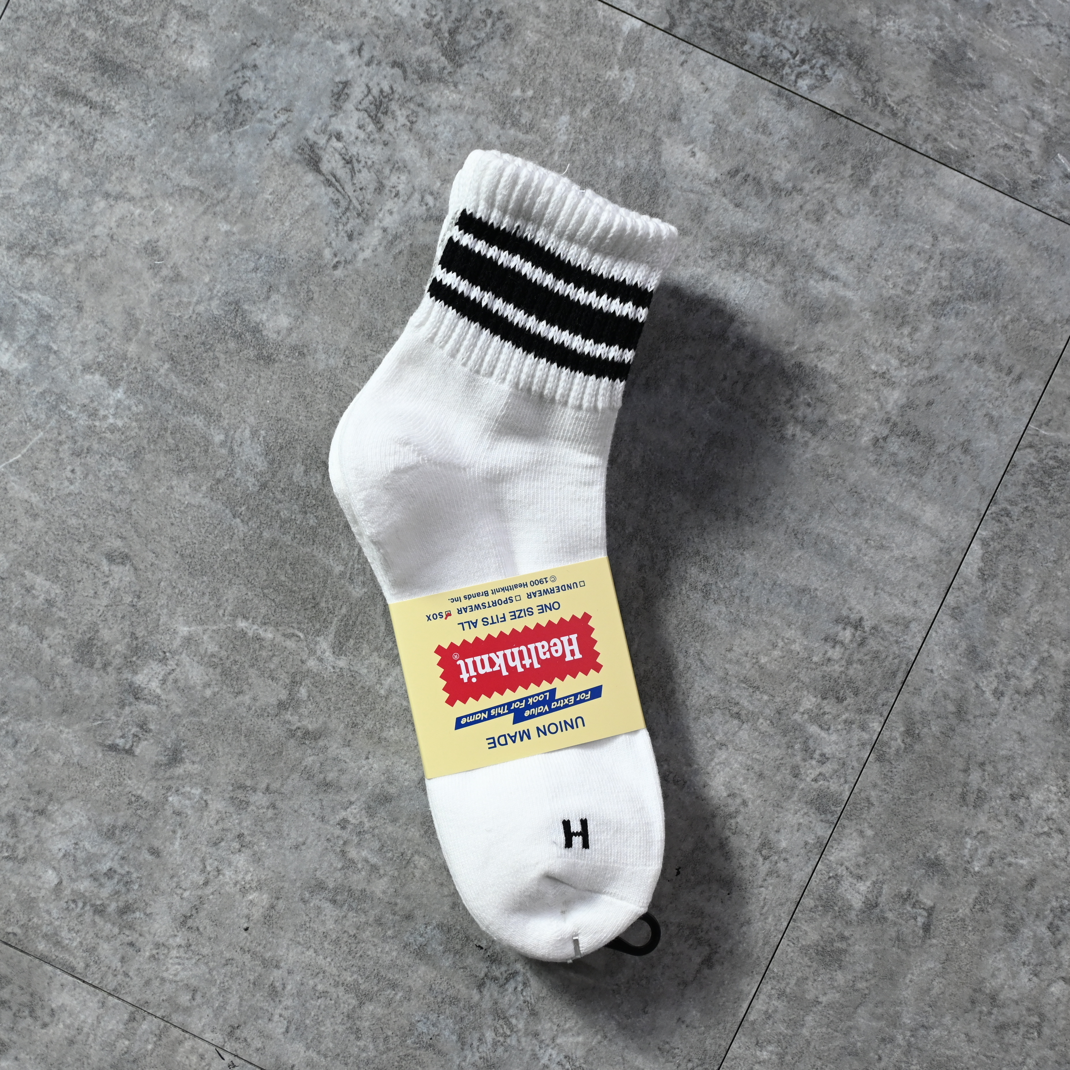 Healthknit Sinker 3 Line 3P Socks Short