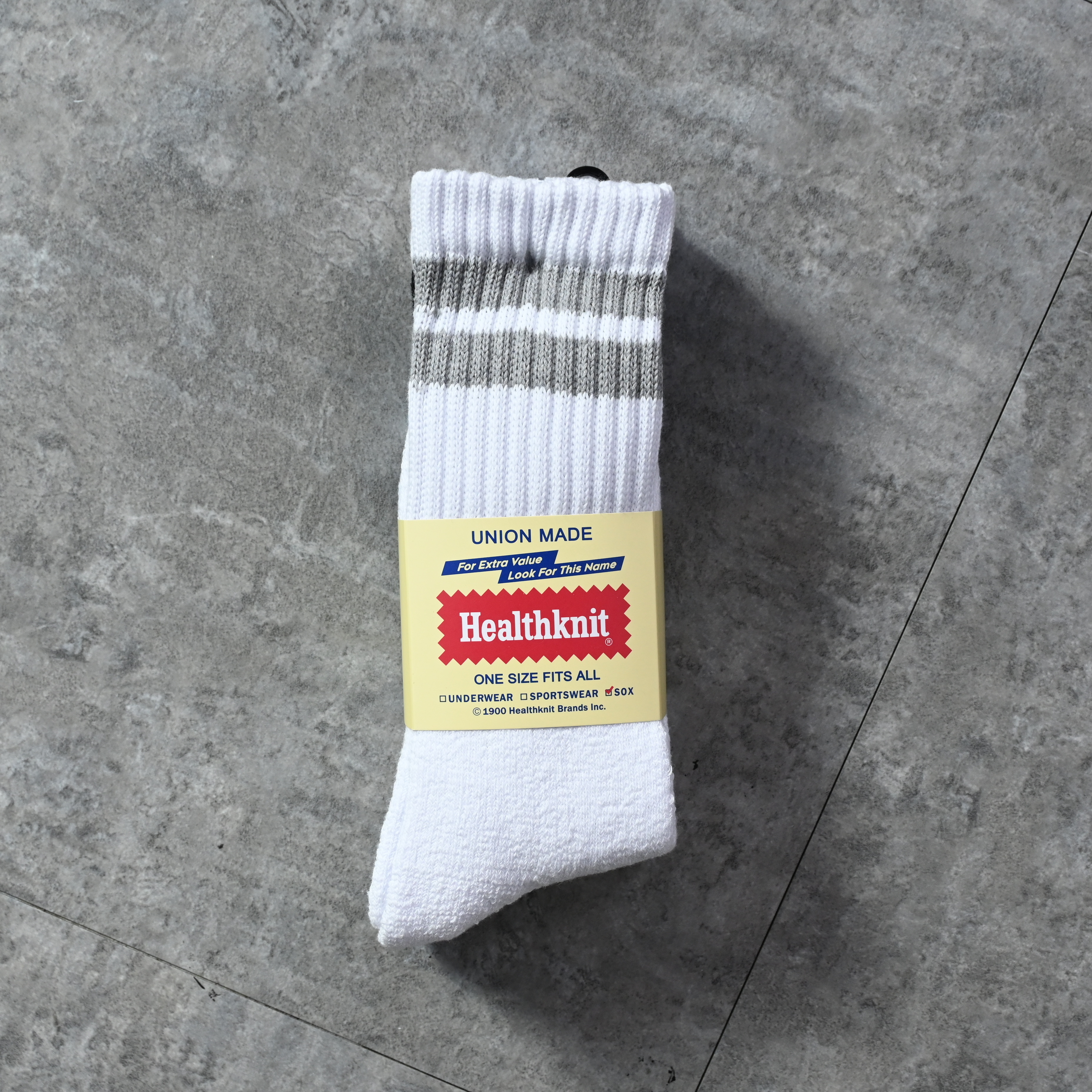 Healthknit Sinker Two Line 3P Socks
