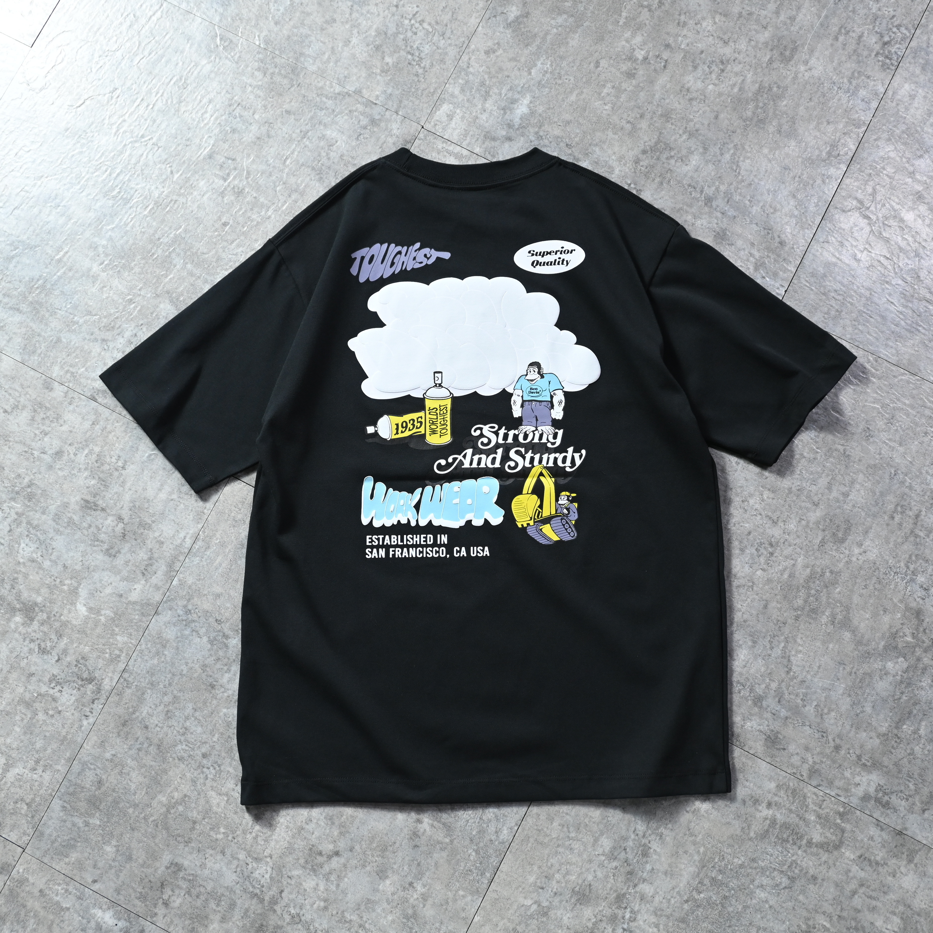 Ben Davis JP Overlap Back Side Cool Touch Tee