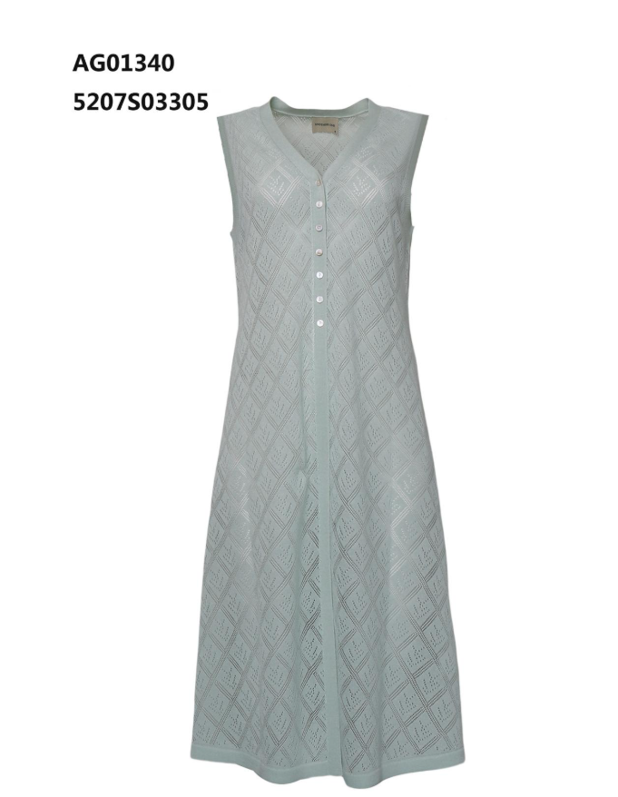 5207S03305 針織長開衫