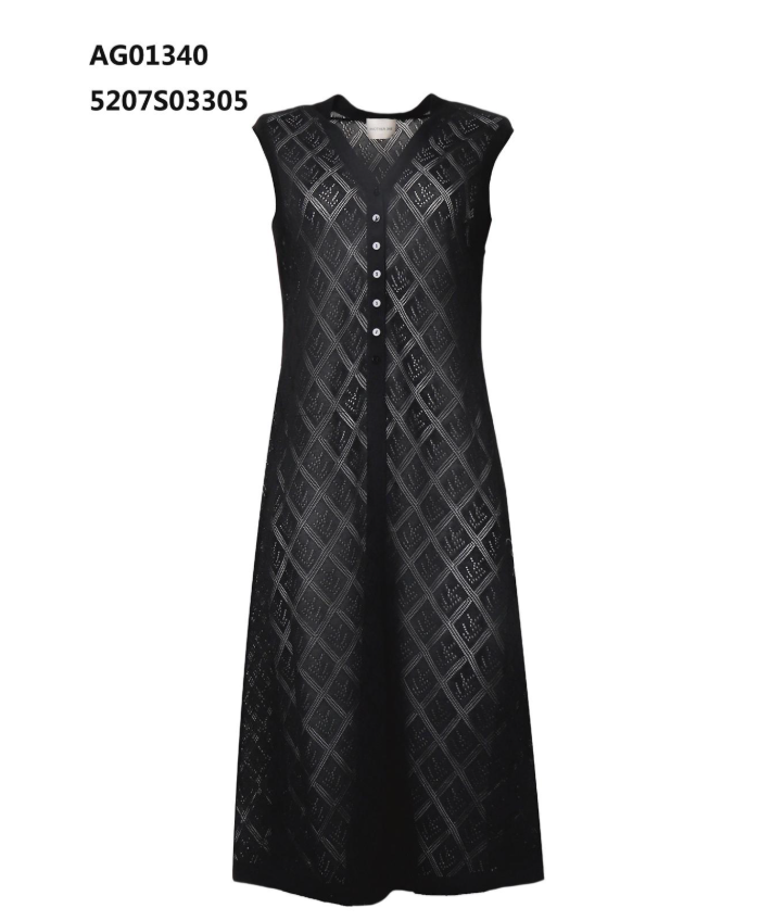 5207S03305 針織長開衫