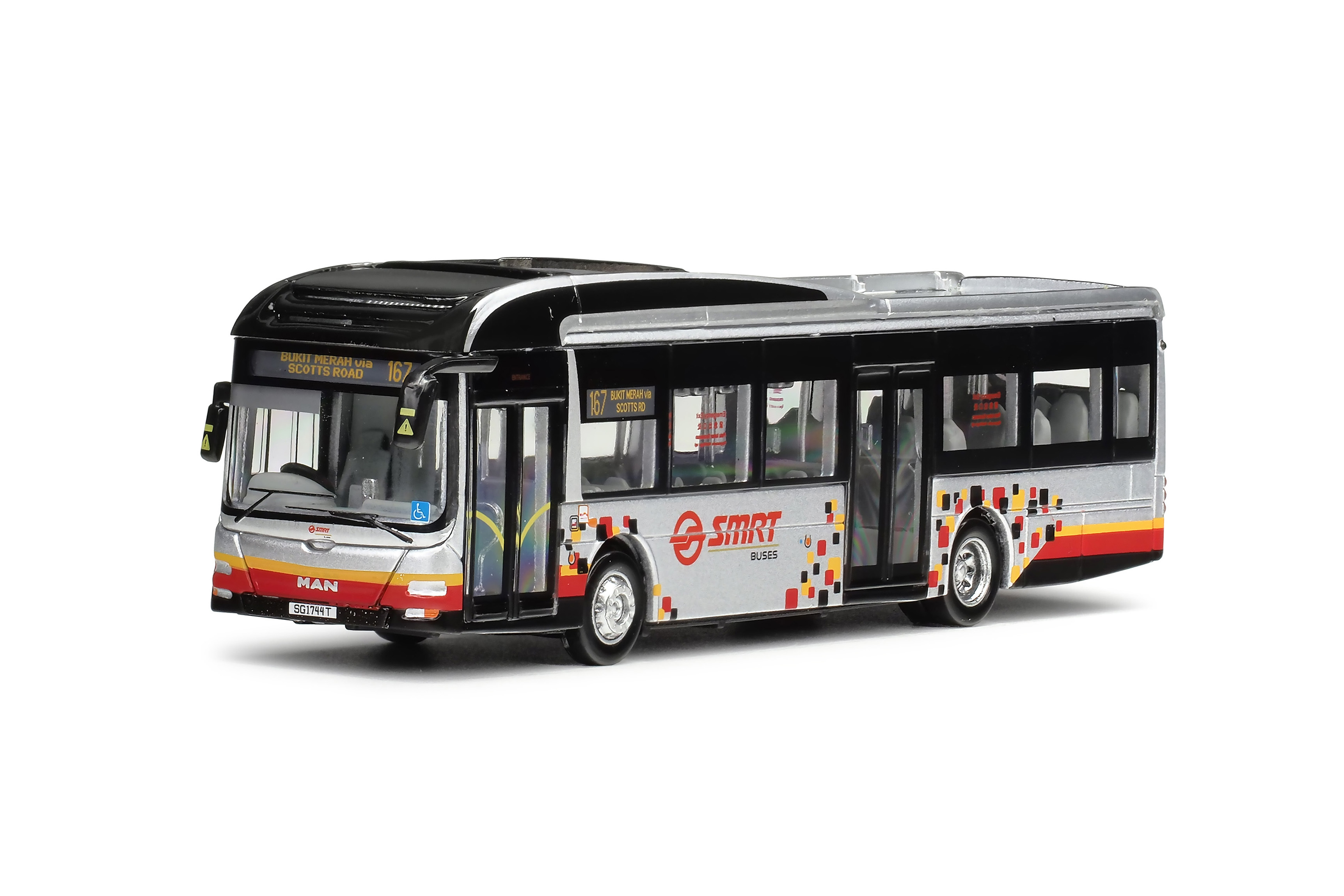 AM-A2211A 1:110 SMRT MAN A22 Euro V "Pixelated Livery" (167)