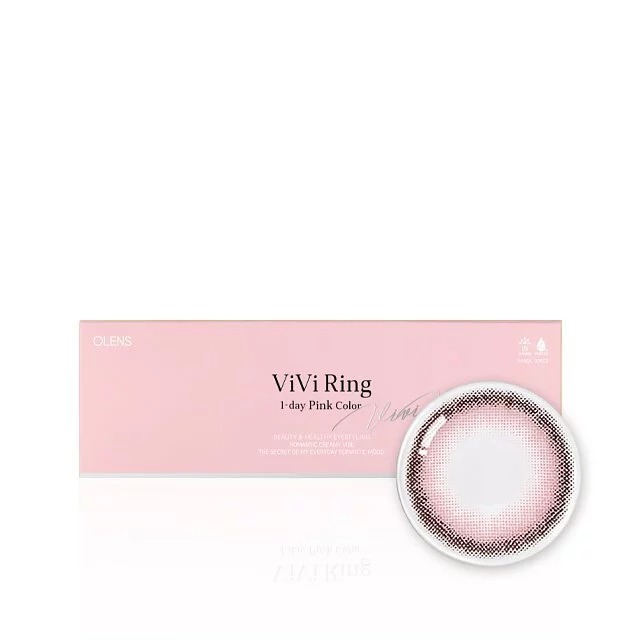 OLENS Vivi Ring 1 Day Pink 奈奈小鹿粉｜日拋彩妝隱形眼鏡｜每盒10片