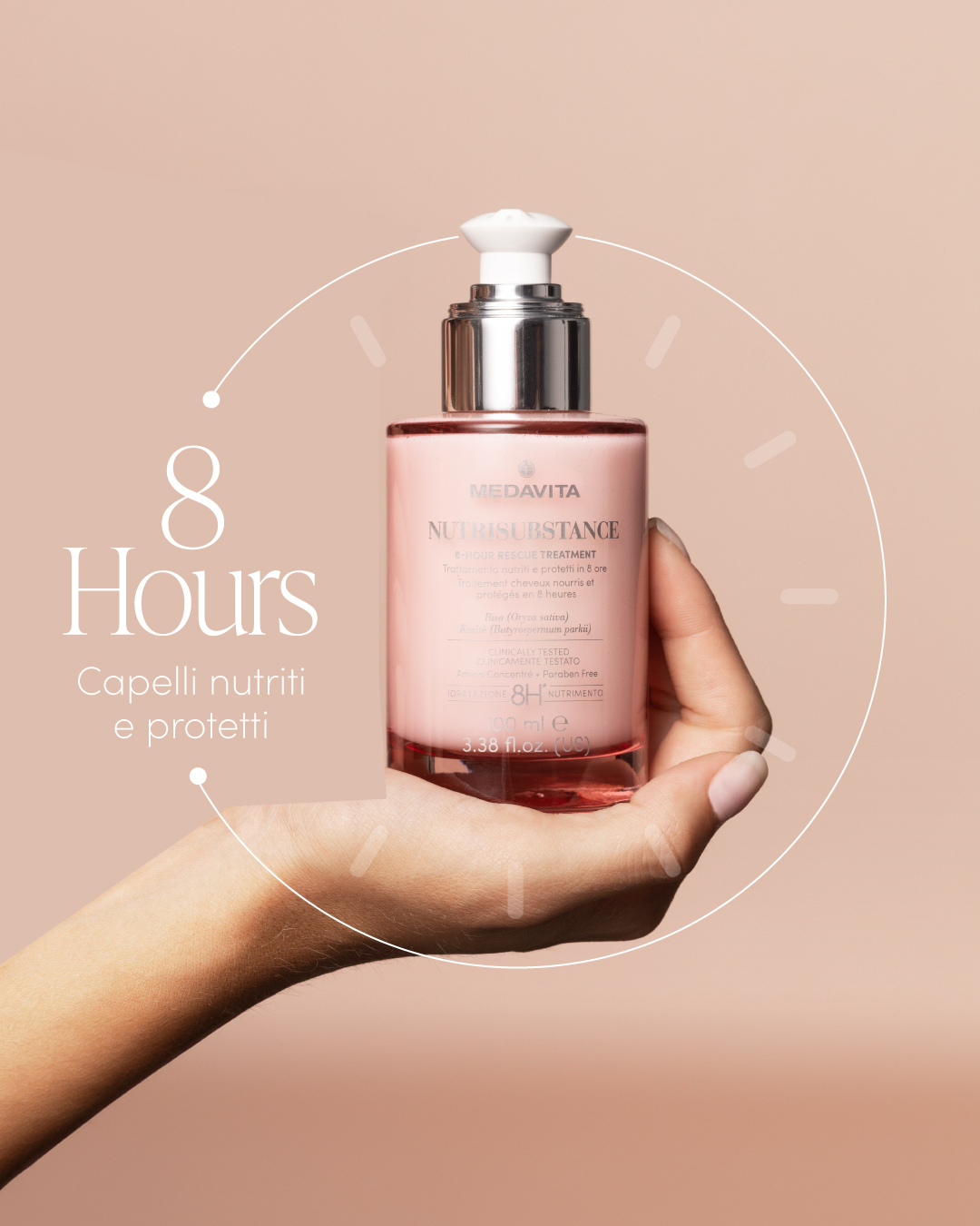 8小時極緻髮絲修護精華 100mL (夜間救援) 急救保濕修護晚霜