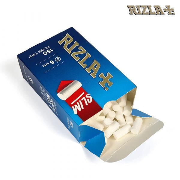 【Rizla+】英國原裝進口、6mm/Slim、純棉濾嘴