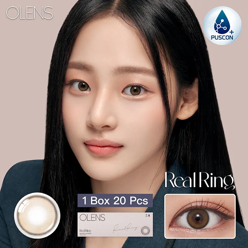 OLENS Real Ring 1 Day Brown 氧氣棕｜日拋彩妝隱形眼鏡｜每盒20片