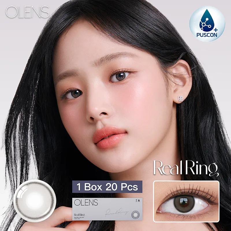 OLENS Real Ring 1 Day Gray 氧氣灰｜日拋彩妝隱形眼鏡｜每盒20片