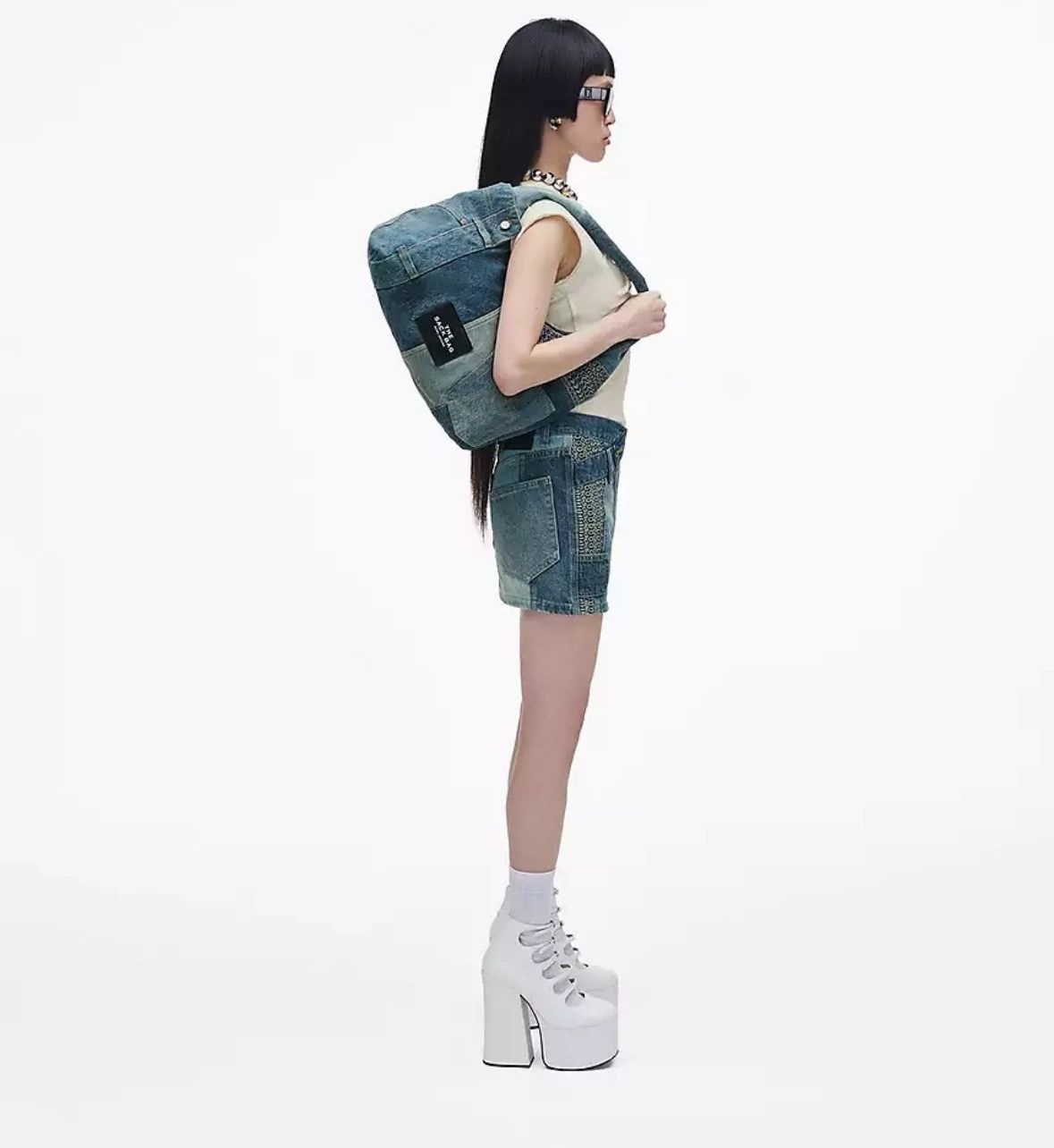 【直播】MARC JACOBS LL0716888 牛仔側咩包