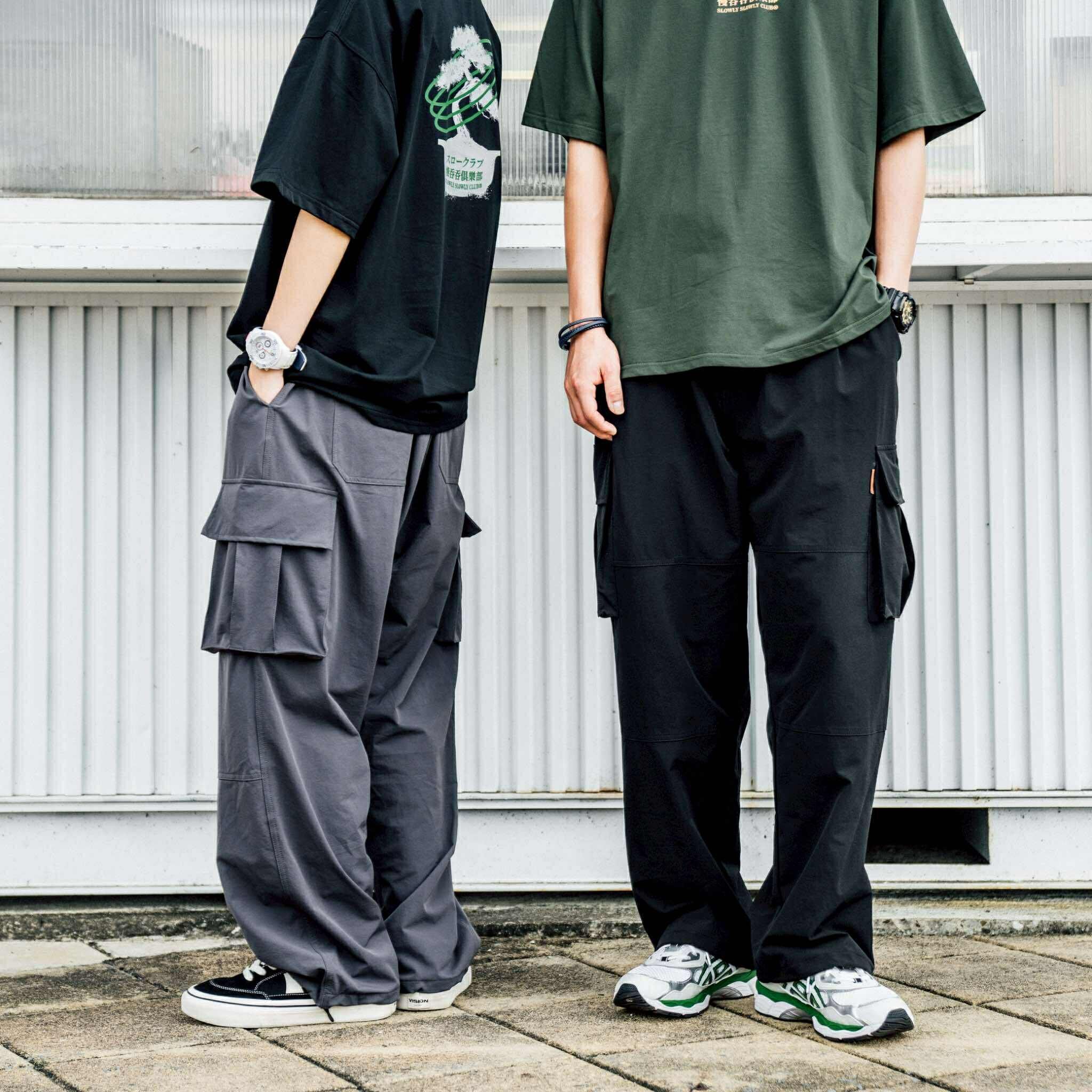 SBG 立體 雙口袋 彈力 寬鬆 長褲 SB6231