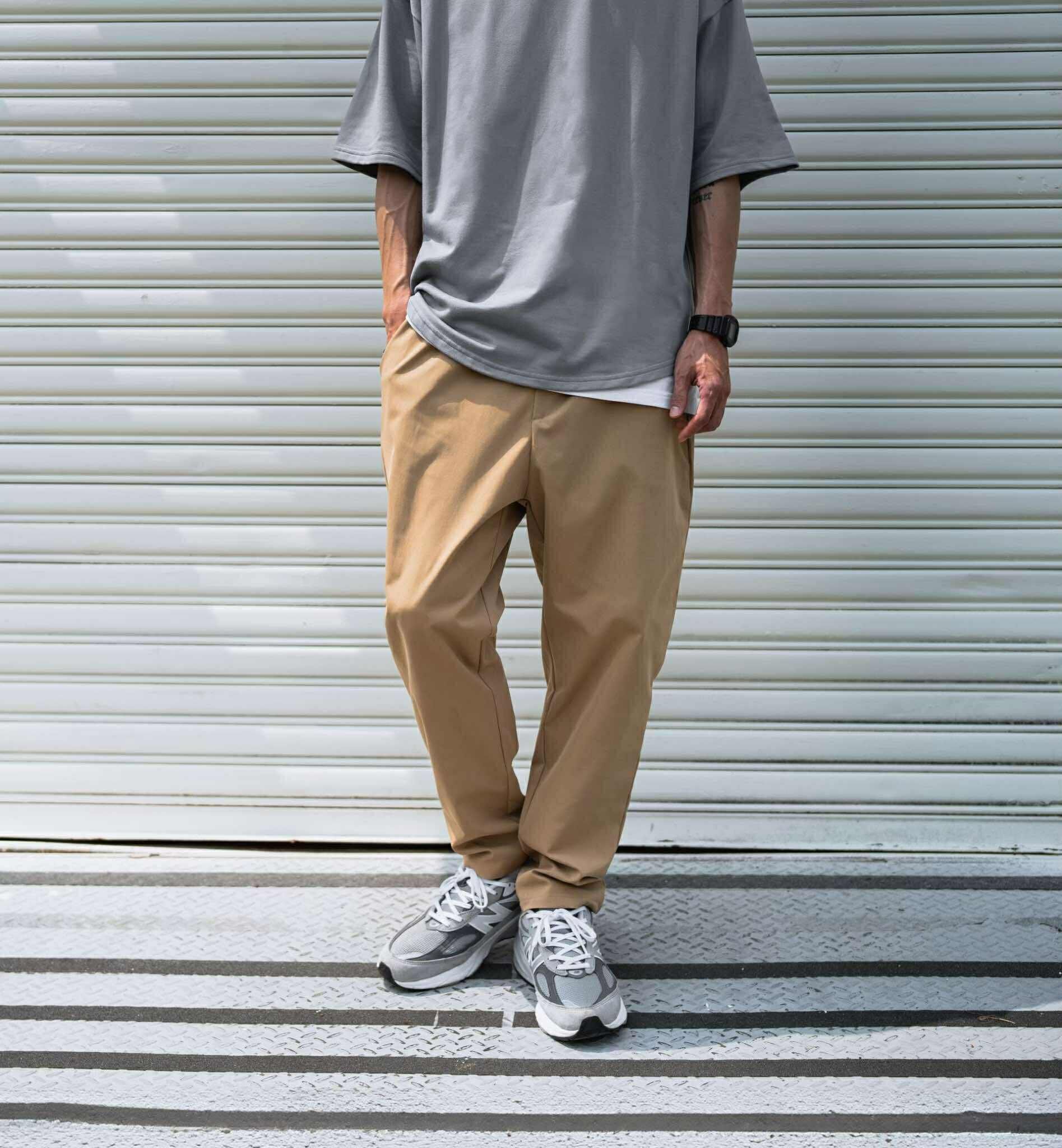 SBG 微彈 寬鬆 工裝 素面 長褲 工作褲 0937