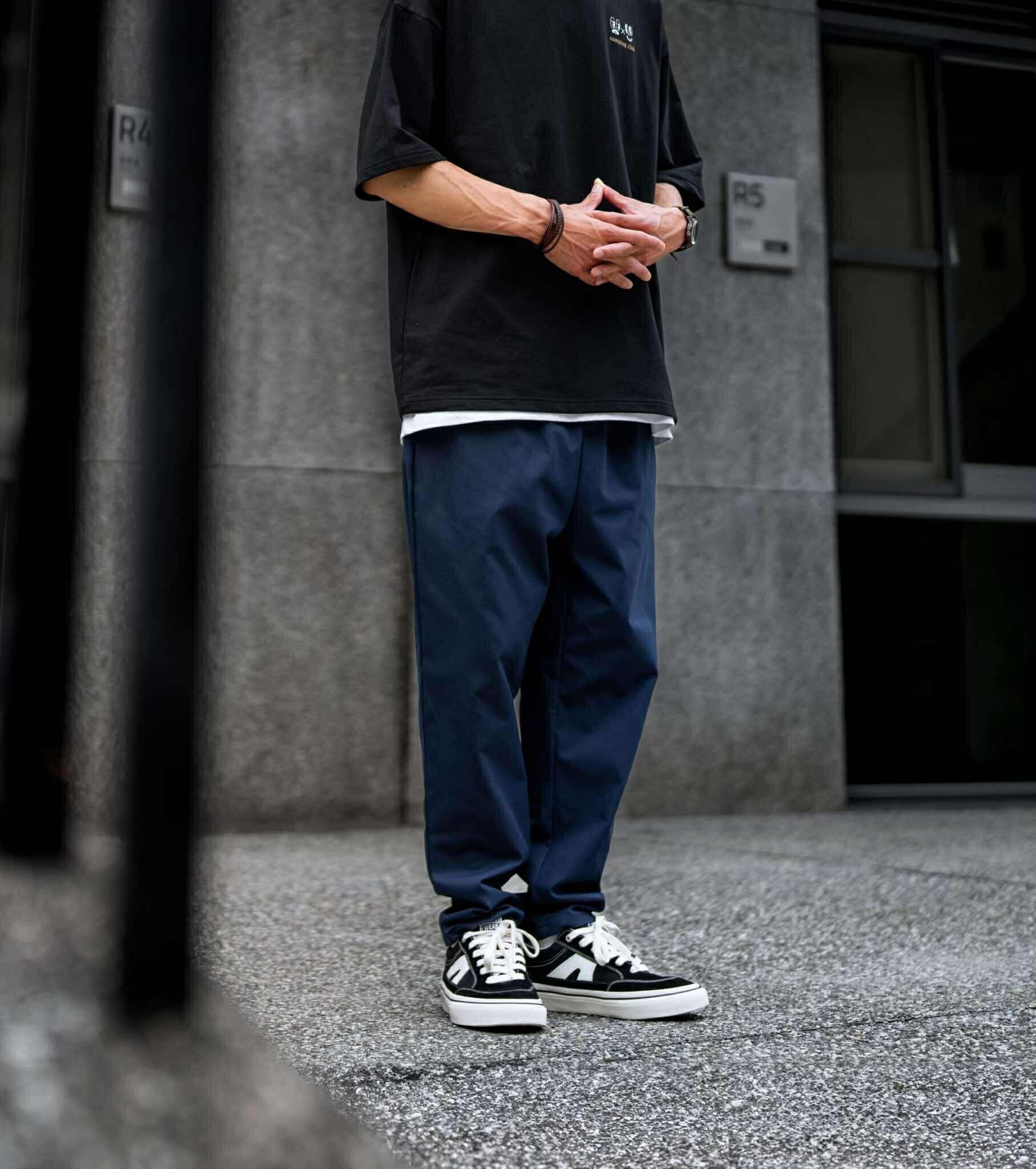 SBG 微彈 寬鬆 工裝 素面 長褲 工作褲 0937