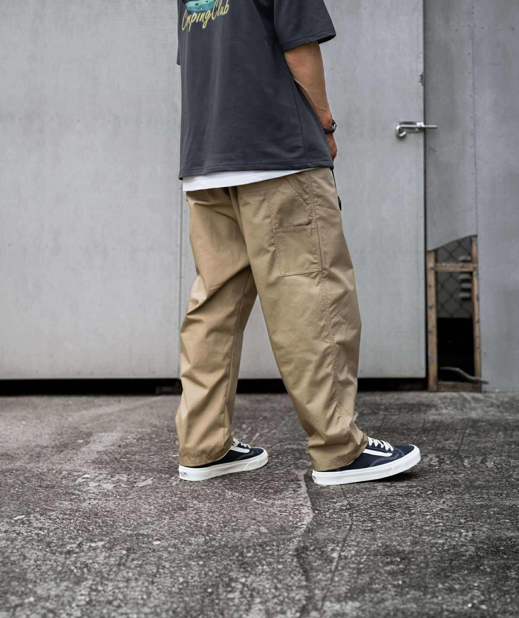 SBG 抗撕裂 素色 基本款 D扣腰帶 工裝 長褲 012