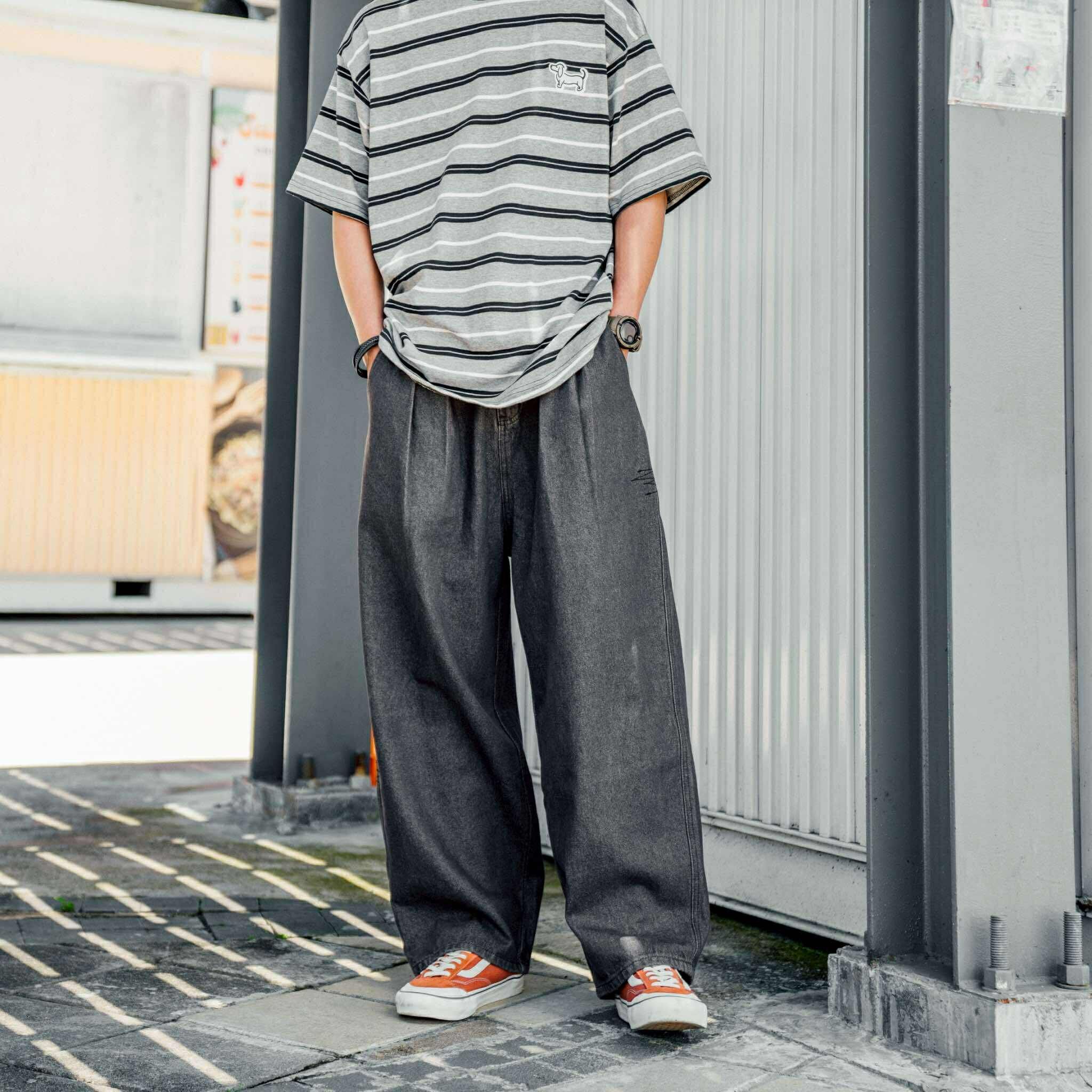 SBG 寬鬆 燈籠褲 長褲 牛仔長褲 SB809