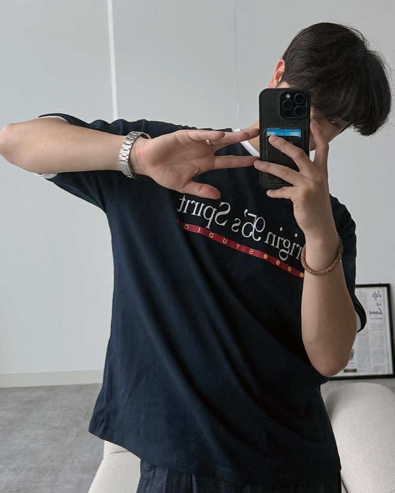 Origin 95's 撞色短袖T恤