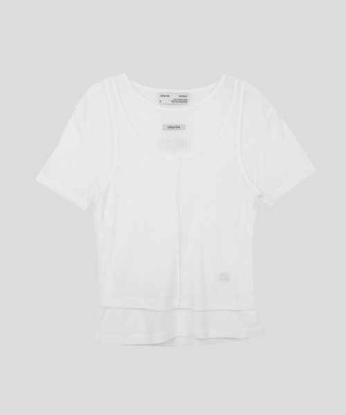 ROLAROLA NUBASIC TENCEL HALF T-SHIRT SET