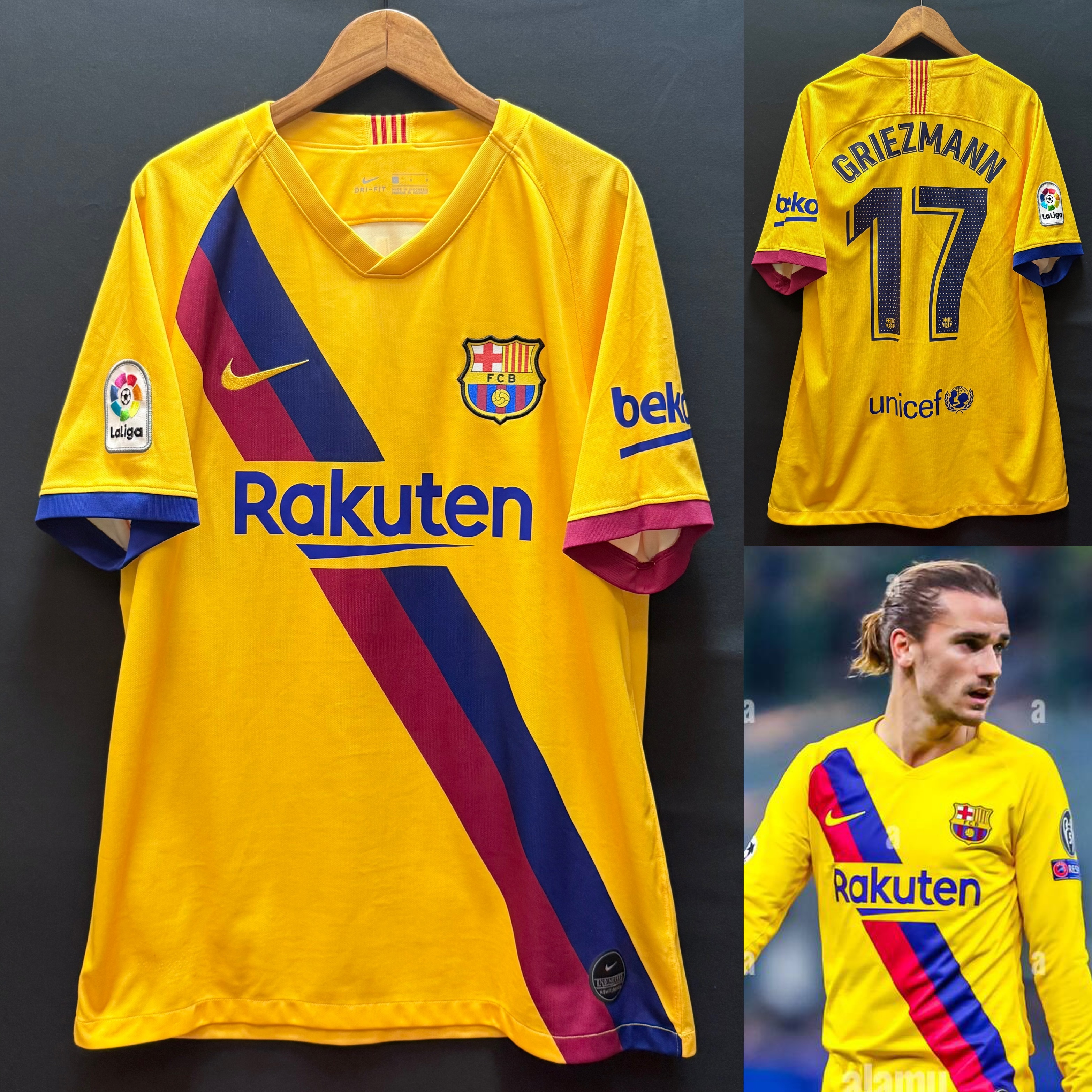 巴塞隆拿 2019-2020 Nike 作客球衣 #7 GRIEZMANN