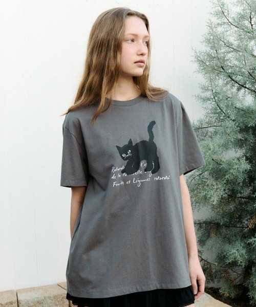 ROLAROLA ROLA CAT FRIENDS LOOSE FIT T-SHIRT
