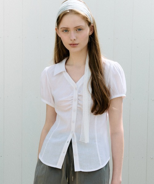 ROLAROLA SLIM COLLAR BLOUSE