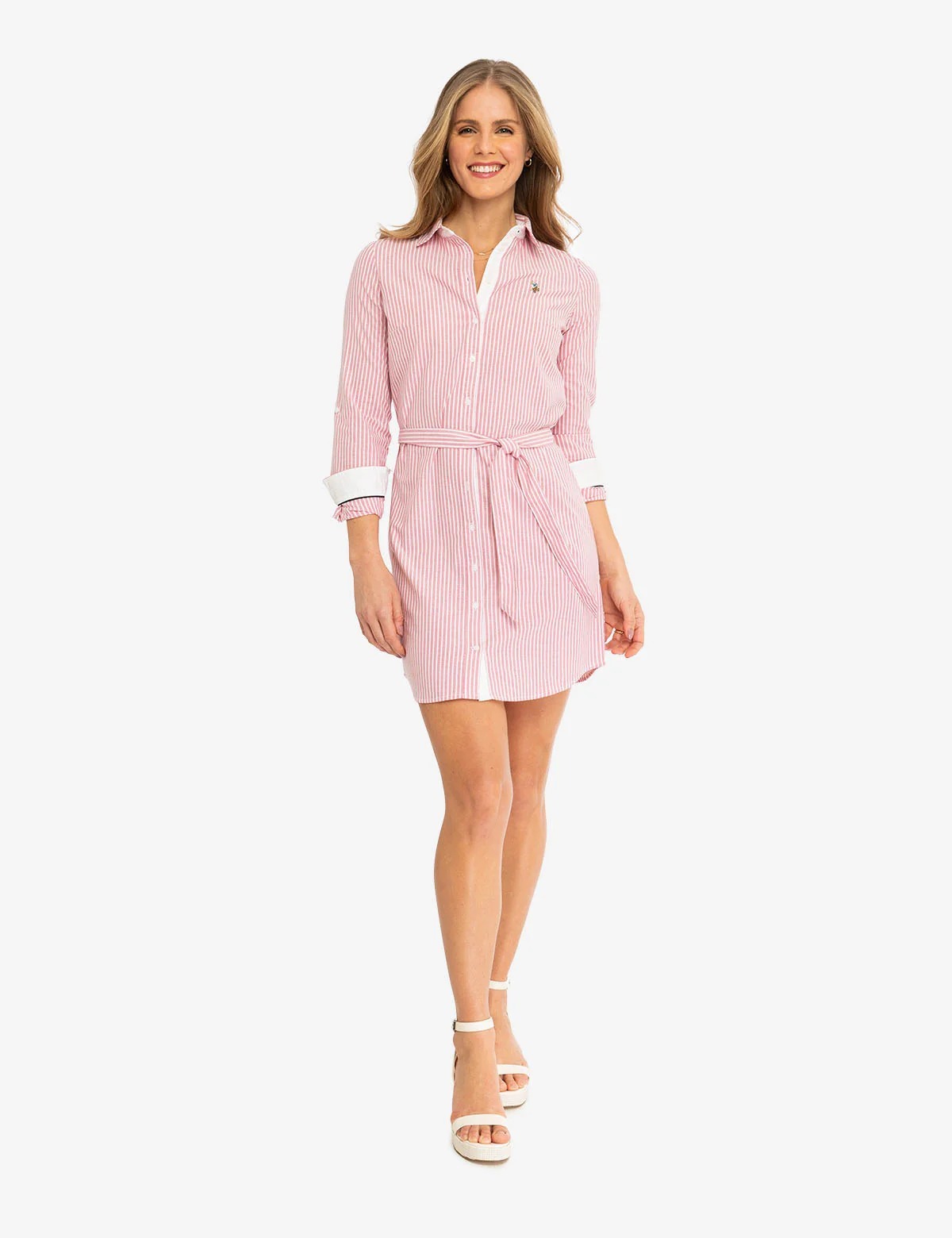 【直播】U.S. POLO ASSN LL0716112 女裝條紋連衣裙