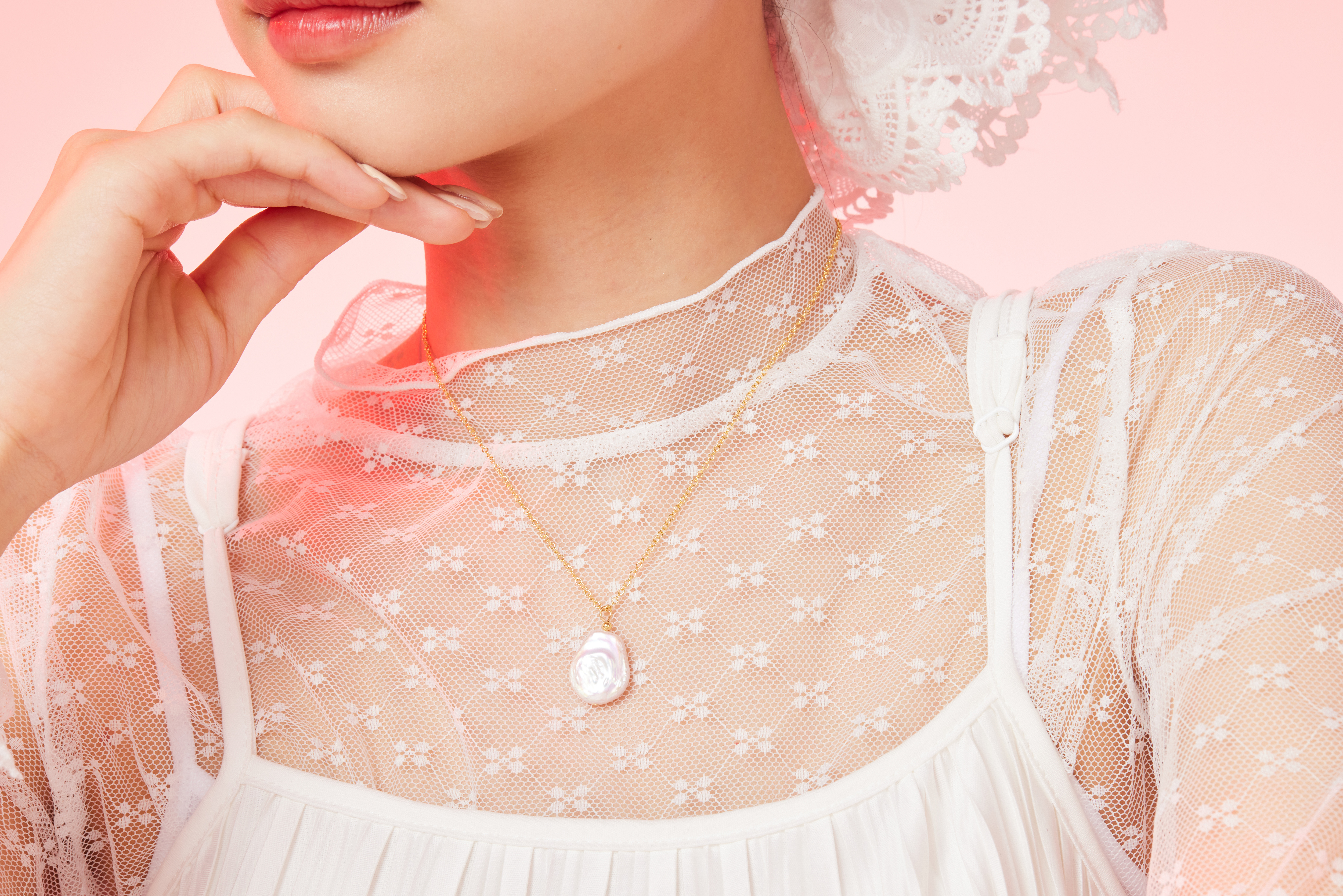 14kgf淡水珍珠項鍊