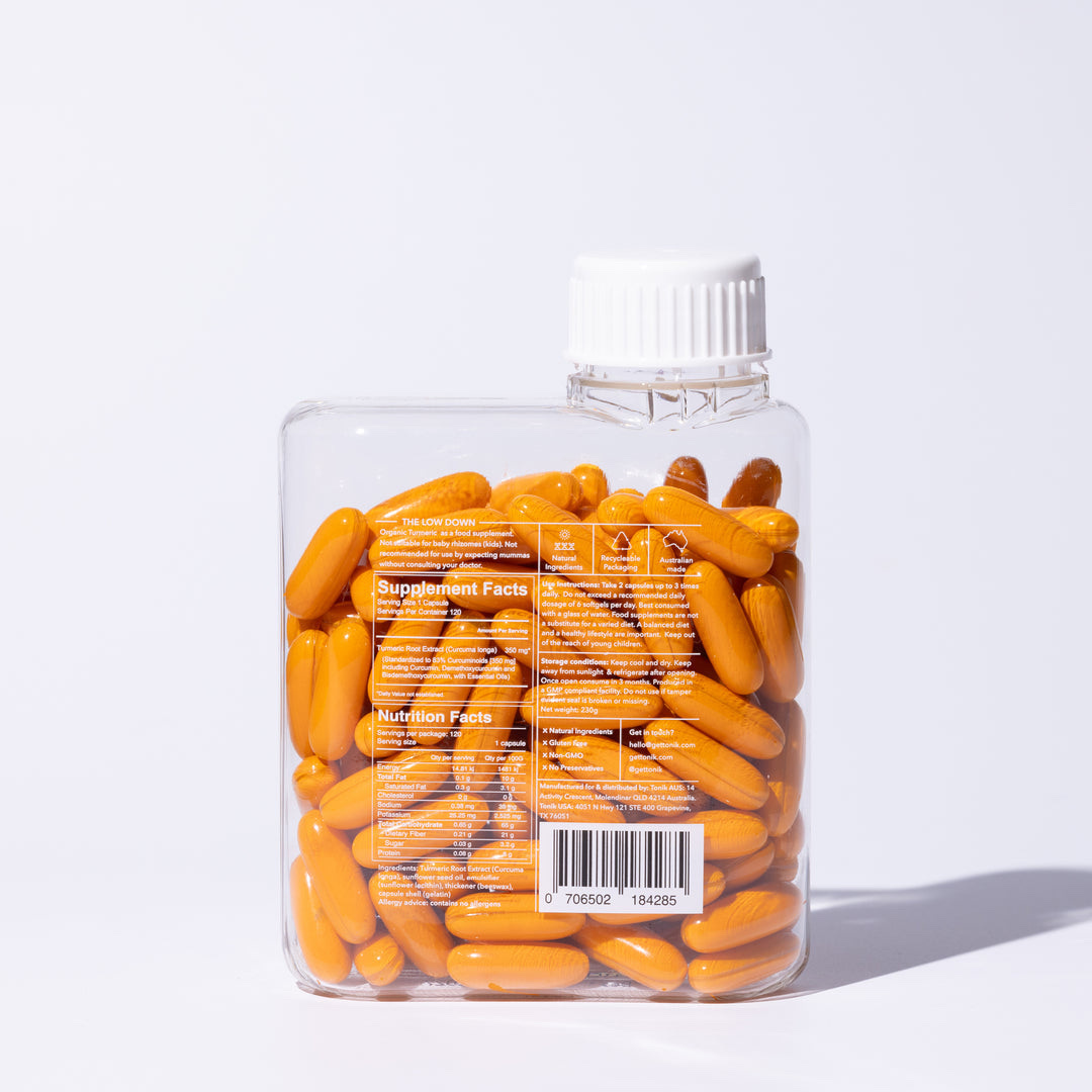 TONIK No.3 Turmeric Capsules 有機薑黃膠囊 120caps