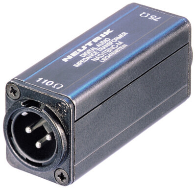 Neutrik AES/EBU Impedance Transformers NADITBNC-M
