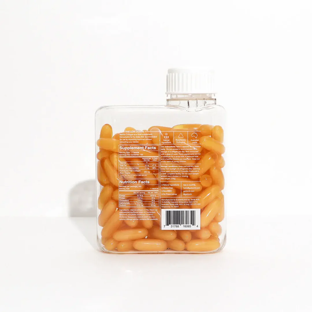 TONIK No.6 Marine Collagen Capsules 有機海洋膠原蛋白膠囊 120caps