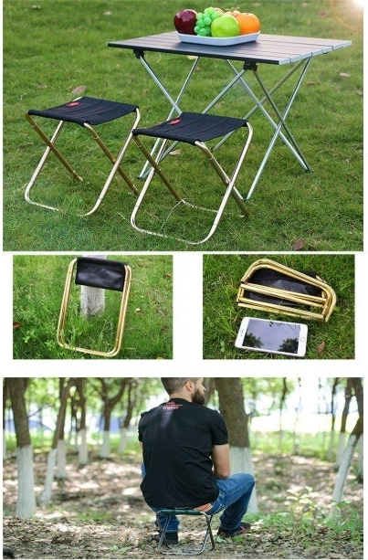 Pocket Stool便攜折疊凳|承重力大|抗氧化|鋁合金腳架|露營|行山|收納簡易