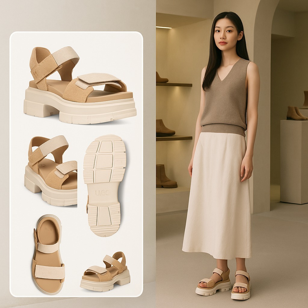 【預購】UGG Ashton Lug G071602 女裝涼鞋