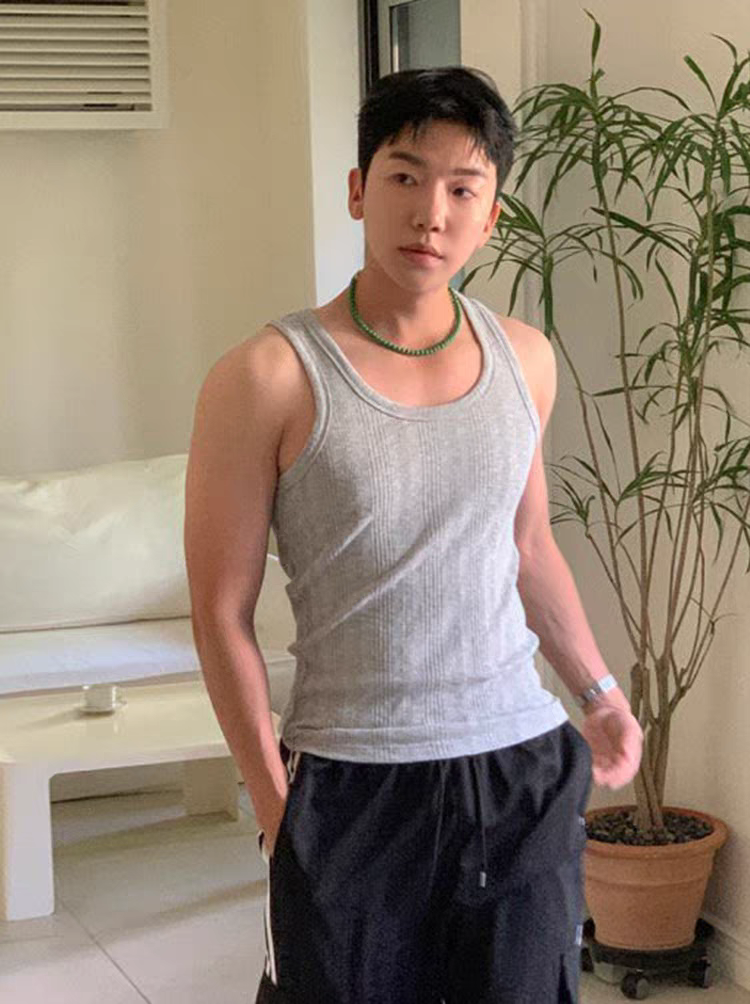 奶油系羅紋背心