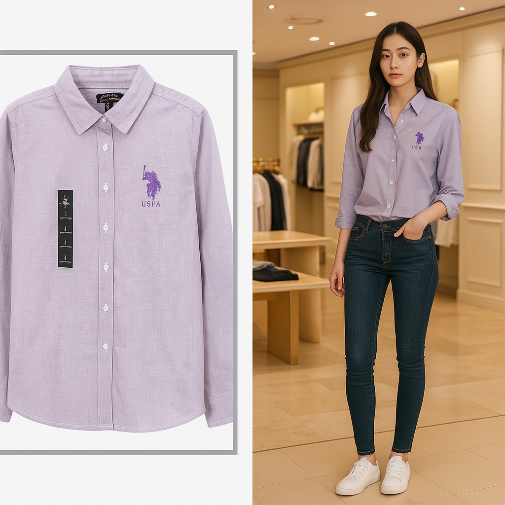 【直播】U.S. POLO ASSN LL0716508 女裝襯衫 (215983YI)