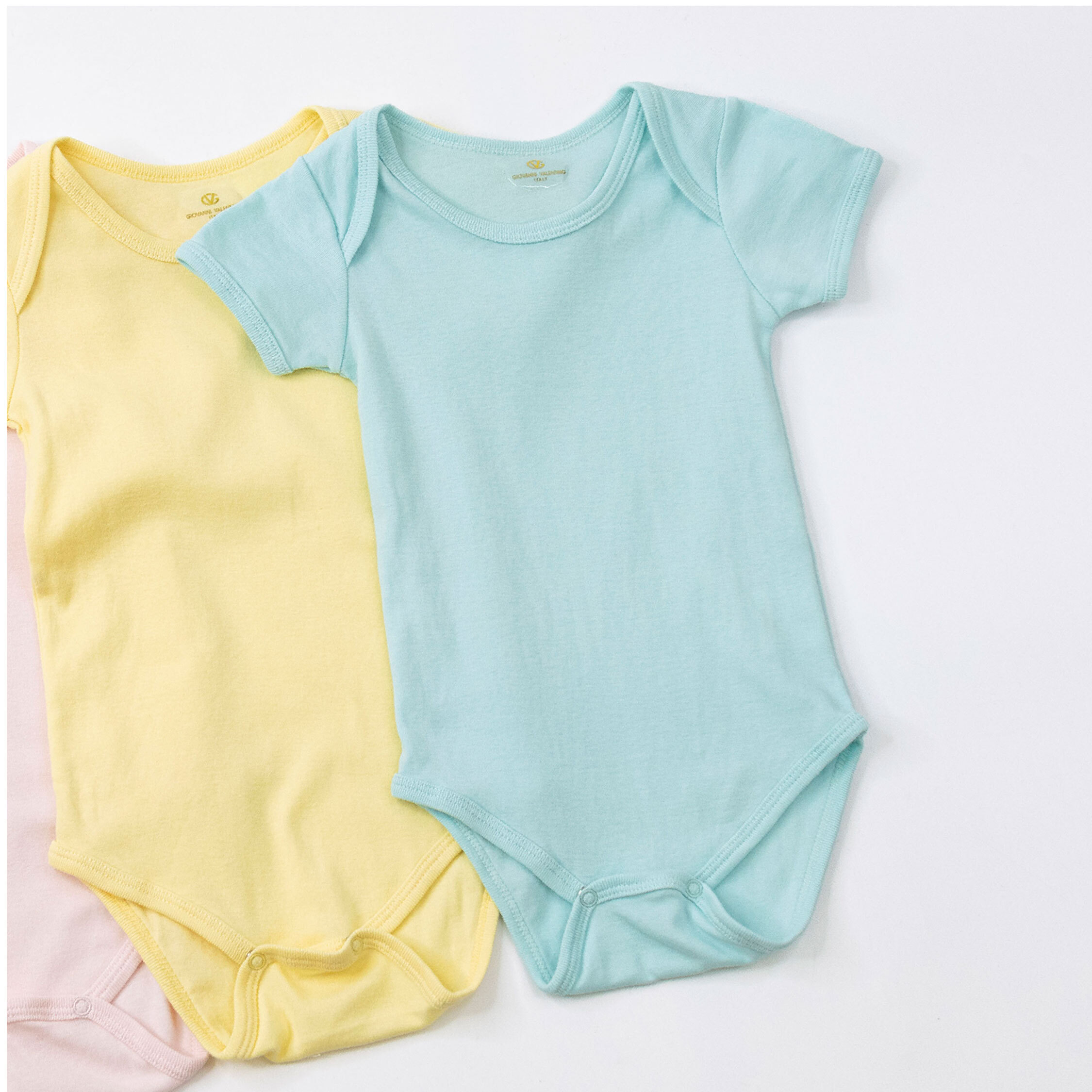 ☆二件優惠組合☆范侖鐵諾【70CM】MIT藍黃純棉包屁衣