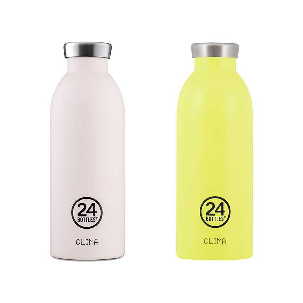 義大利 24Bottles 不鏽鋼雙層保溫瓶 500ml / 單色系列