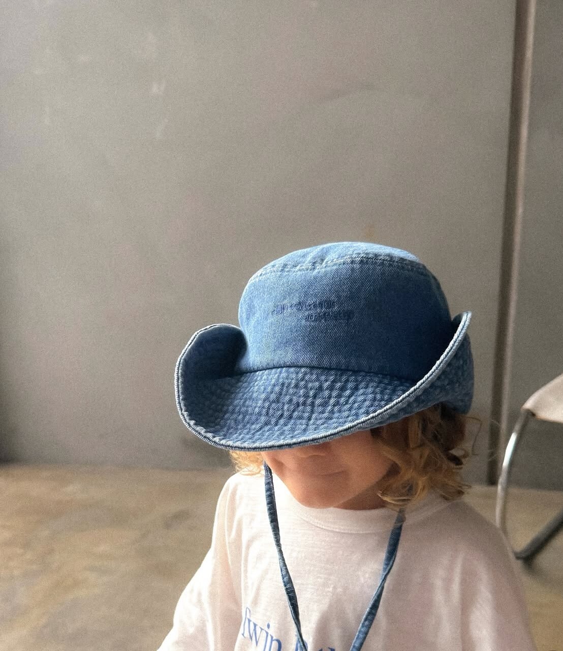 TWIN COLLECTIVE KIDS 休閒牛仔帽 COWBOY BUCKET HAT - 丹寧