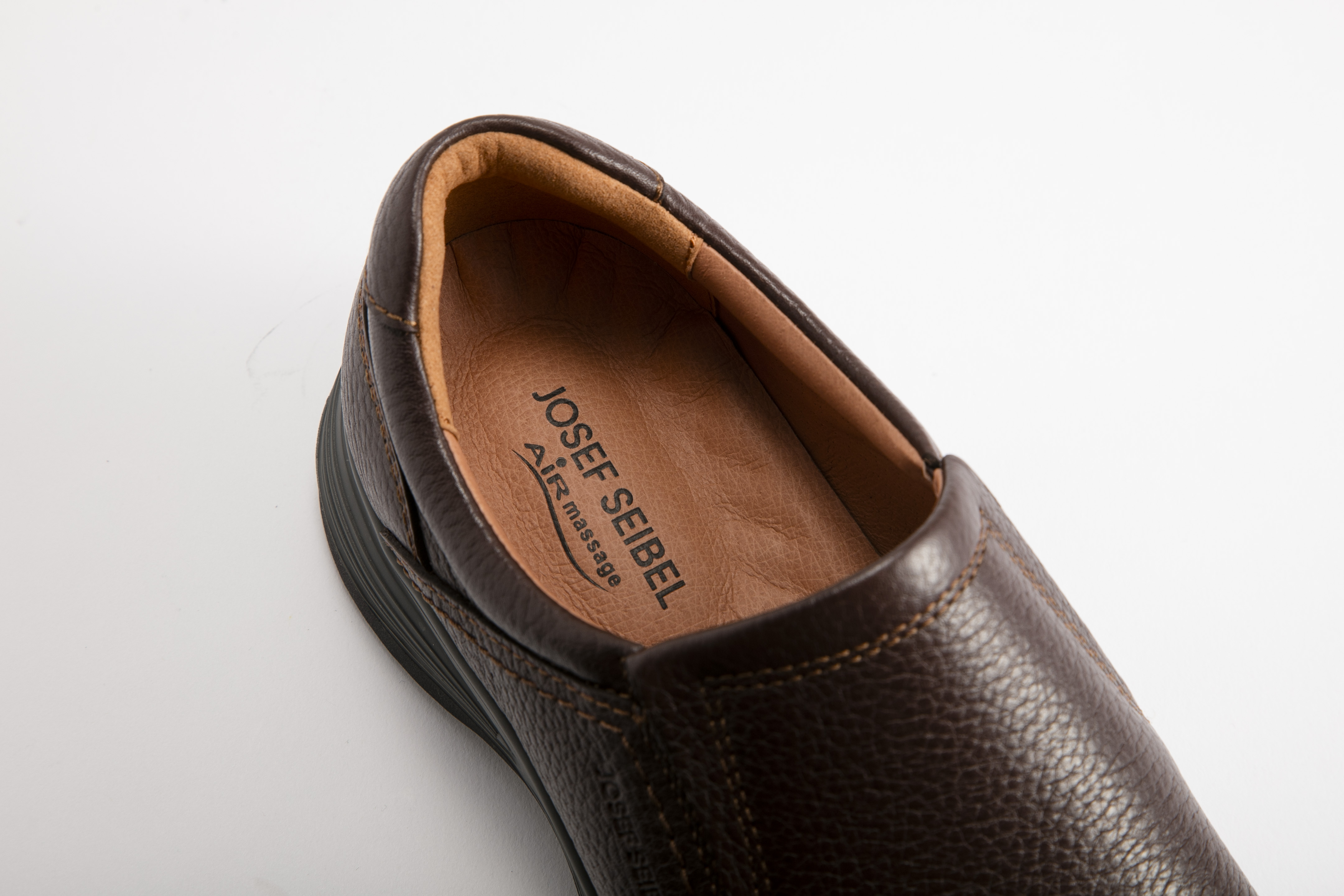 Josef Seibel - 男裝無飾休閒懶人皮鞋 25931376 21-BRN