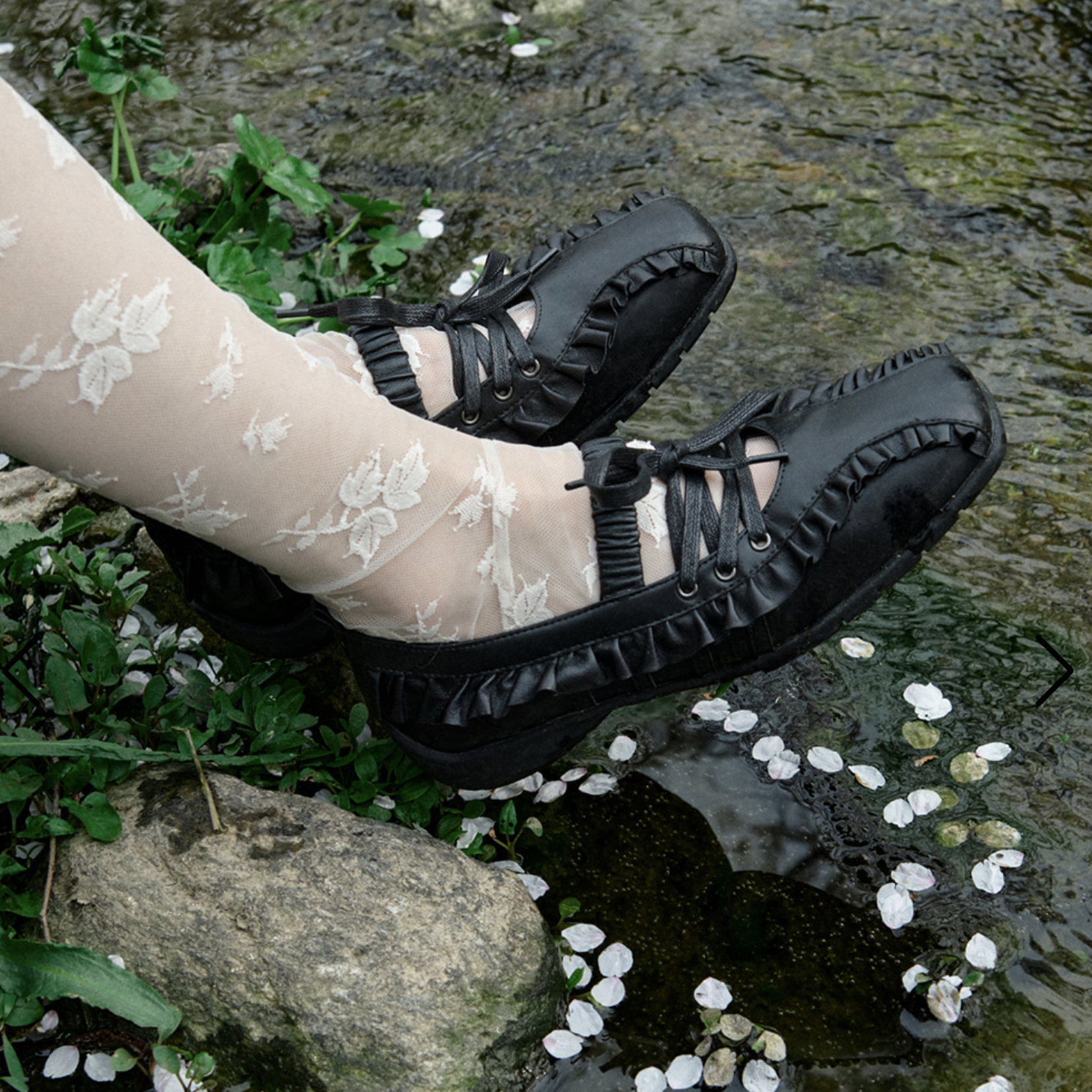 ROCKFISH WEATHERWEAR [X MINJUKIM] BLISS RUFFLE SNEAKERS