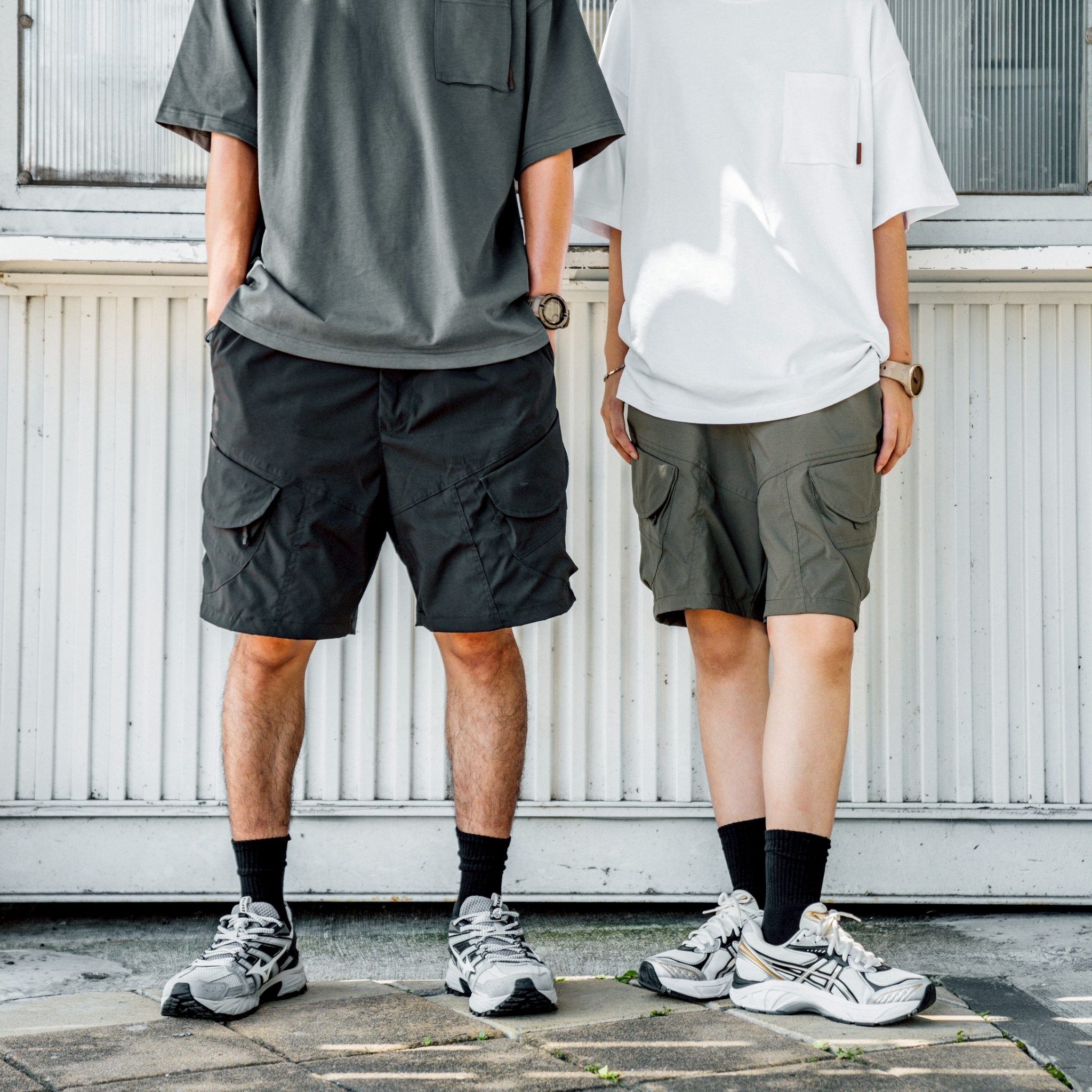 SBG 立體剪裁 多功能 口袋 短褲  SB1626