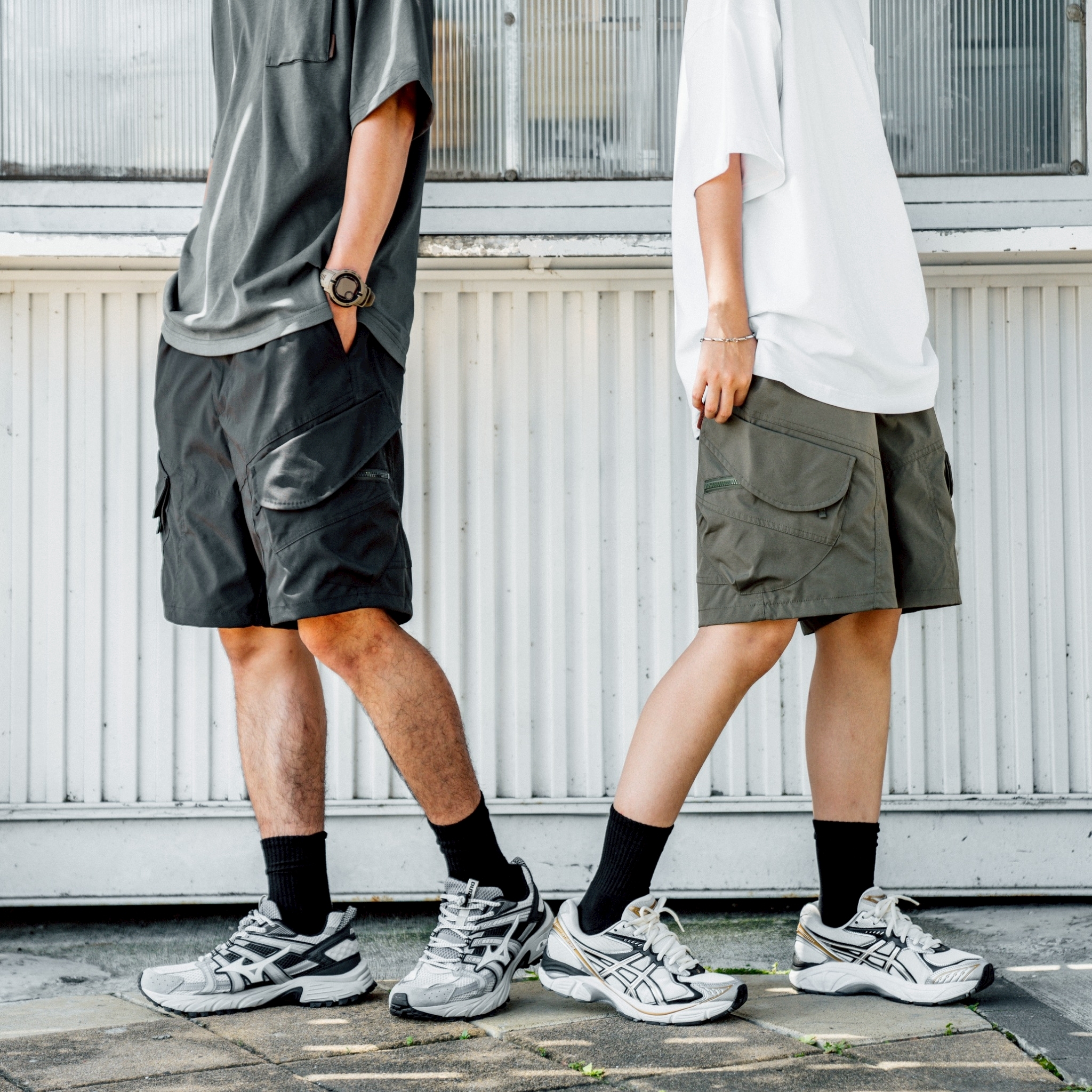 SBG 立體剪裁 多功能 口袋 短褲  SB1626