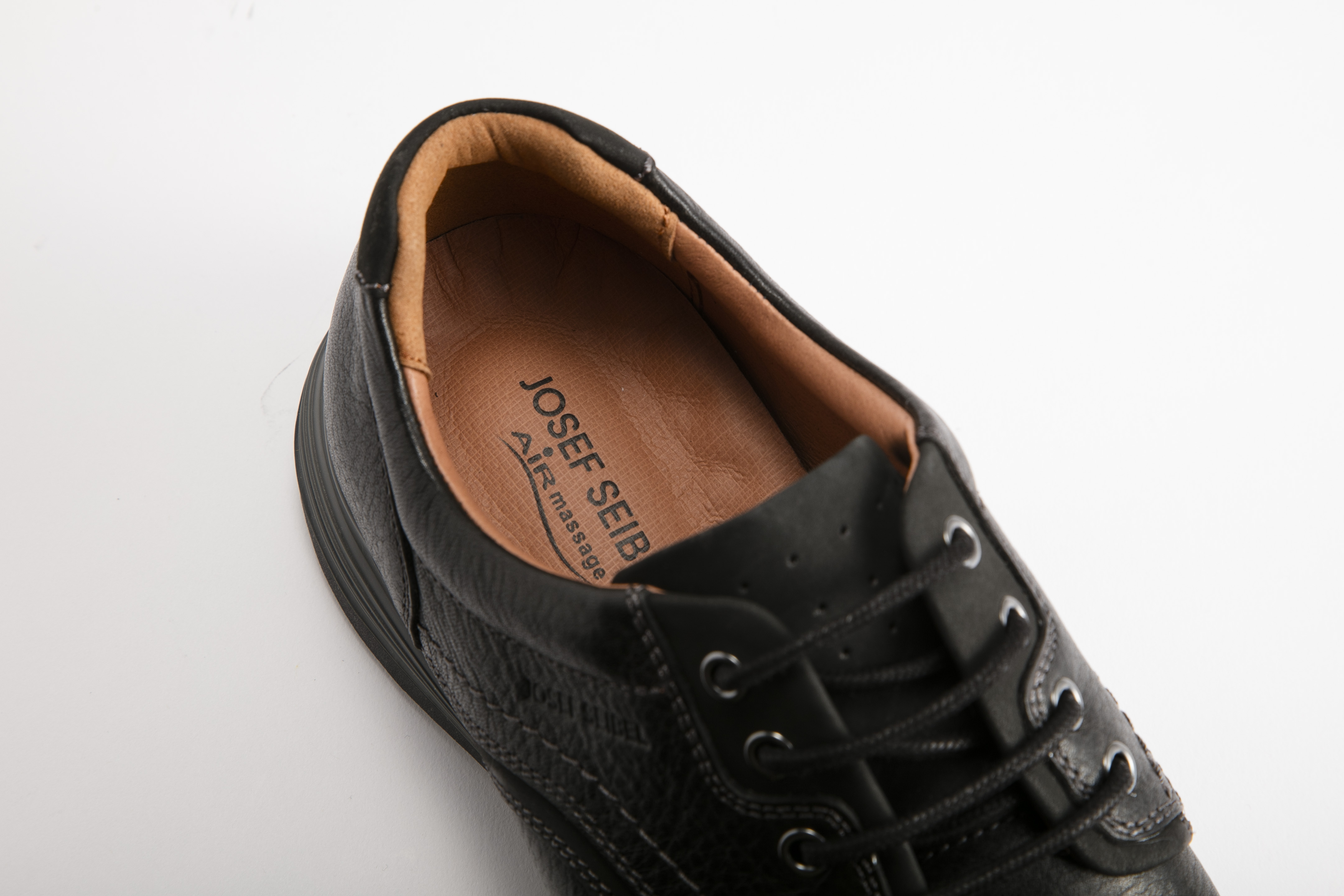 Josef Seibel - 男裝無飾休閒懶人皮鞋 25931377 11-BLK