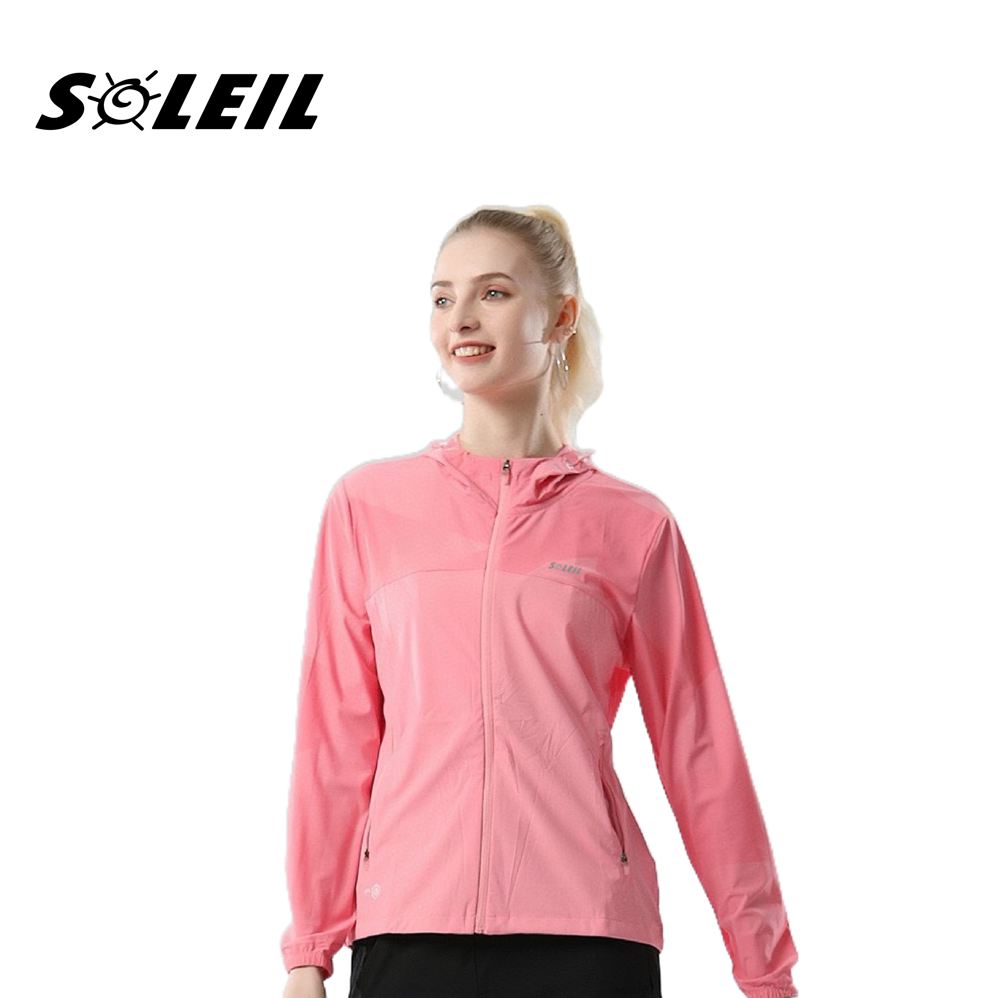 SOLEIL 冰感彈性防曬外套女款 (5色) 防曬/透氣/快乾/柔軟舒適 14CSQ7209B
