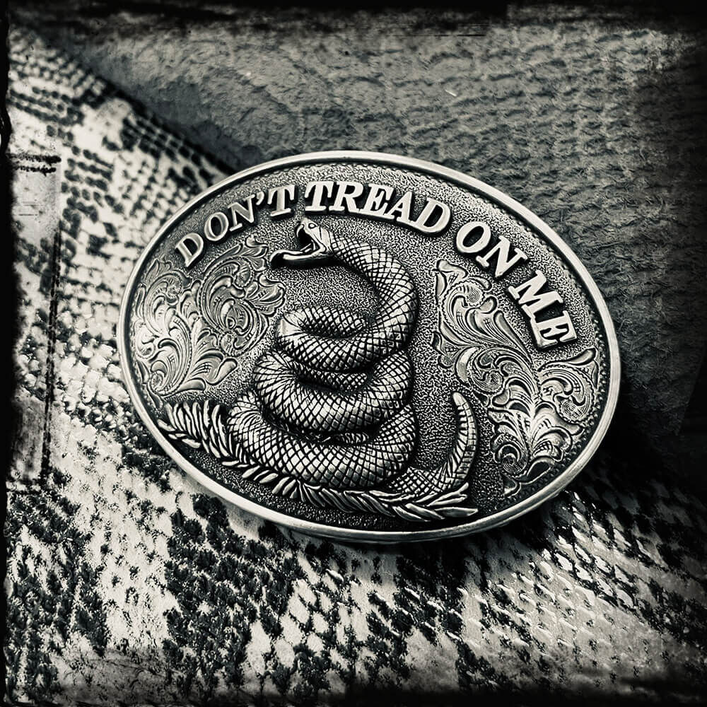 內華達沙漠響尾蛇 造型皮帶扣 / 皮帶頭 - 現貨