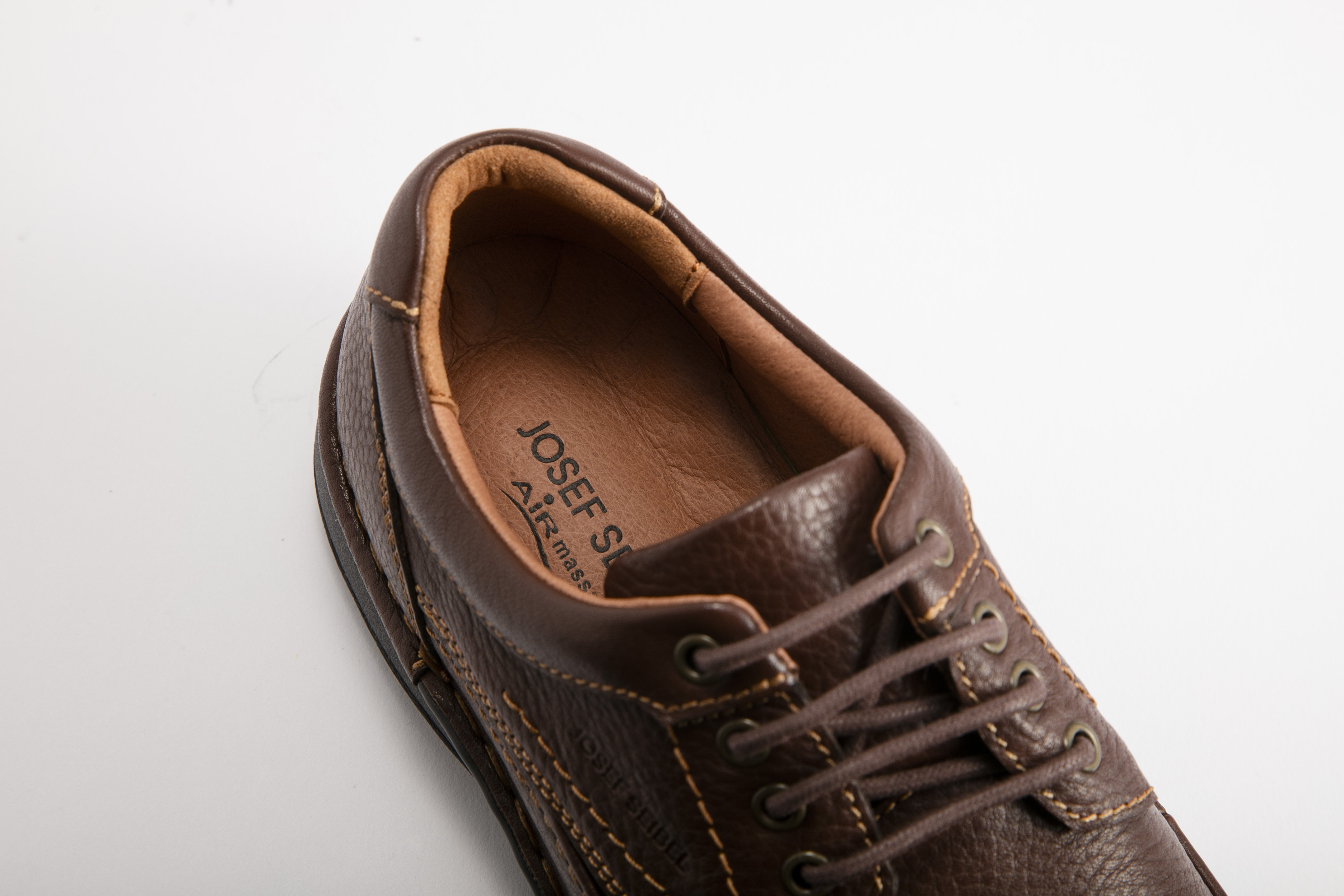 Josef Seibel - 男裝裙飾休閒綁帶皮鞋 939912 300-BRN