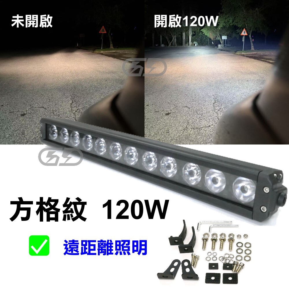 (L041) LED120W碳纖格紋車頂燈 白光 晶典光電