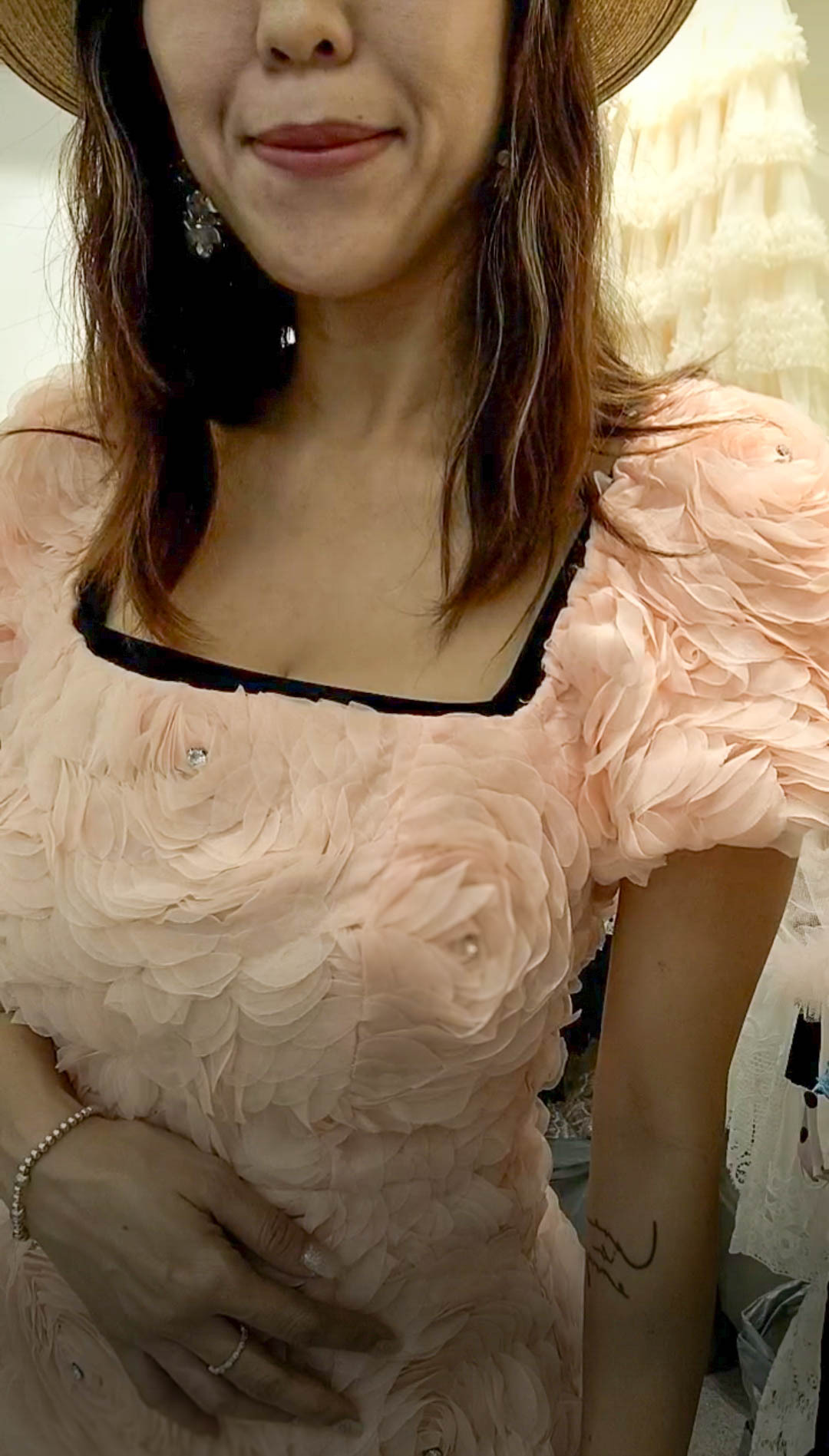 🥰PM_K4120  ▶️立體大玫瑰洋裝 (MM穿S)👉B:cm W:cm H:cm L:cm👈