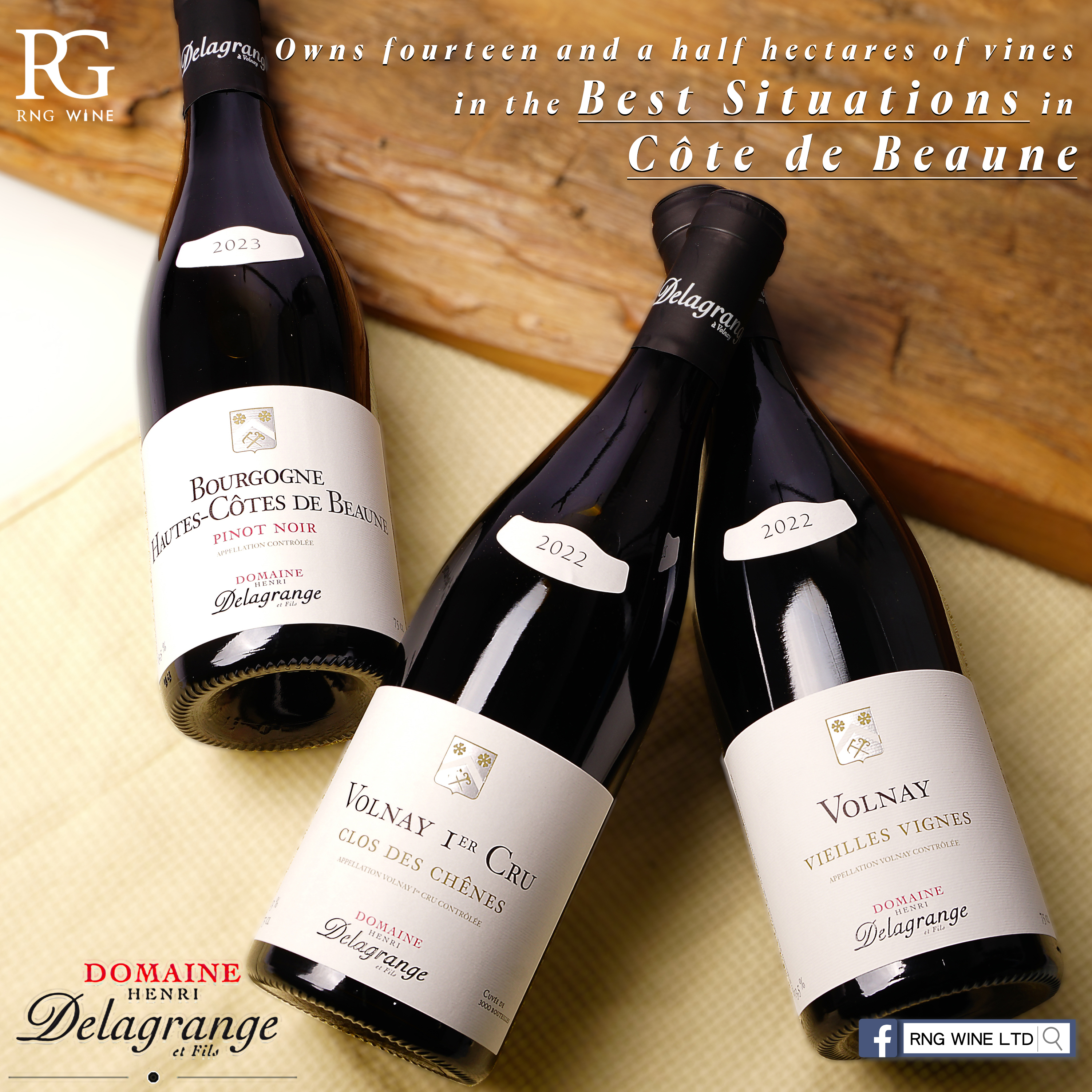 Henri Delagrange Volnay 1er Cru Clos des Chenes 2022