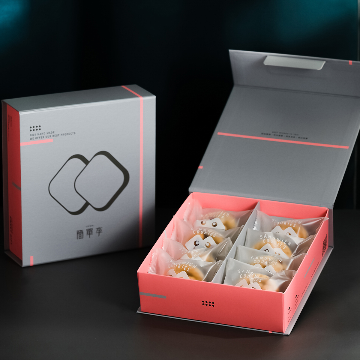 【蔓活豆塔】蔓越莓夏威夷豆塔 8入 / 盒